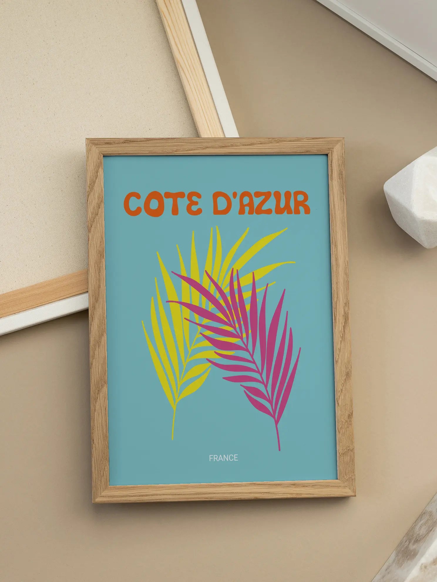 Iconic Cote d´Azur Poster