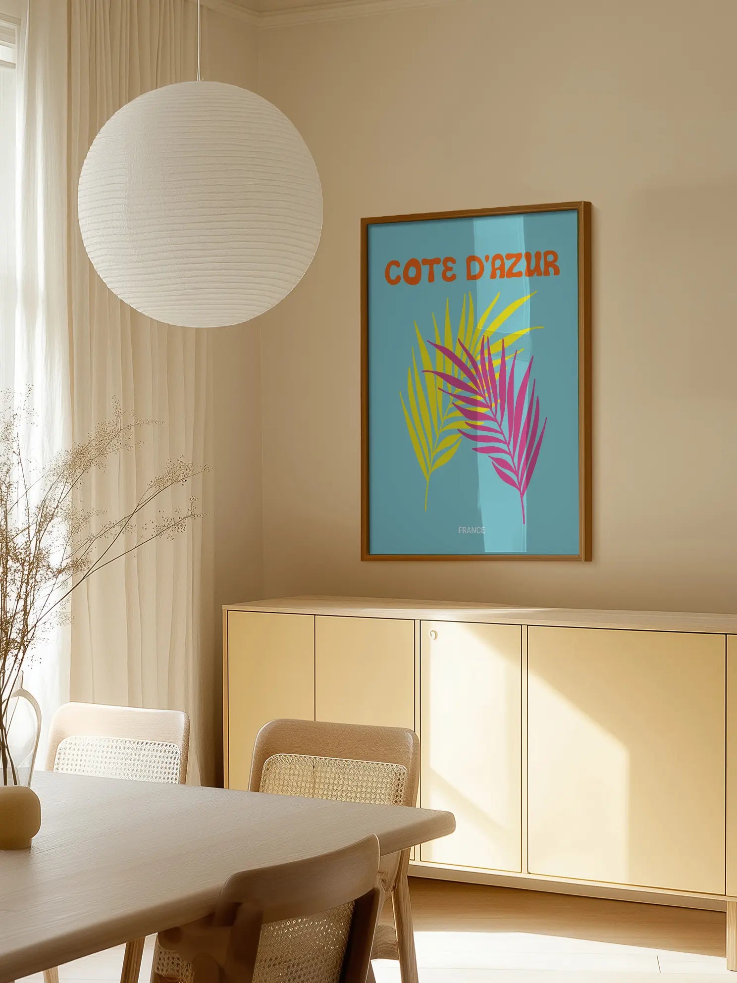 Iconic Cote d´Azur Poster