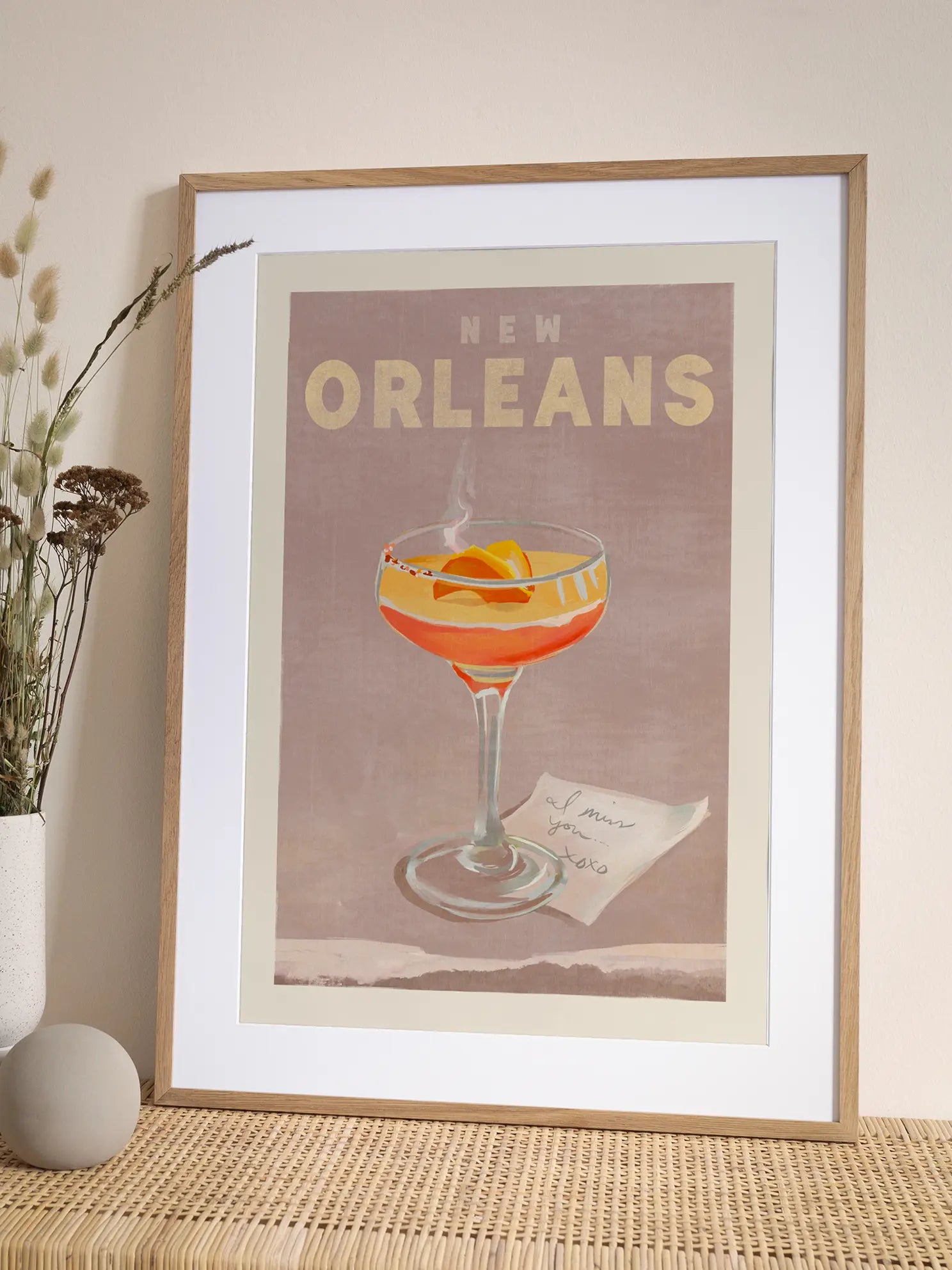 If New Orleans were a Cocktail Poster