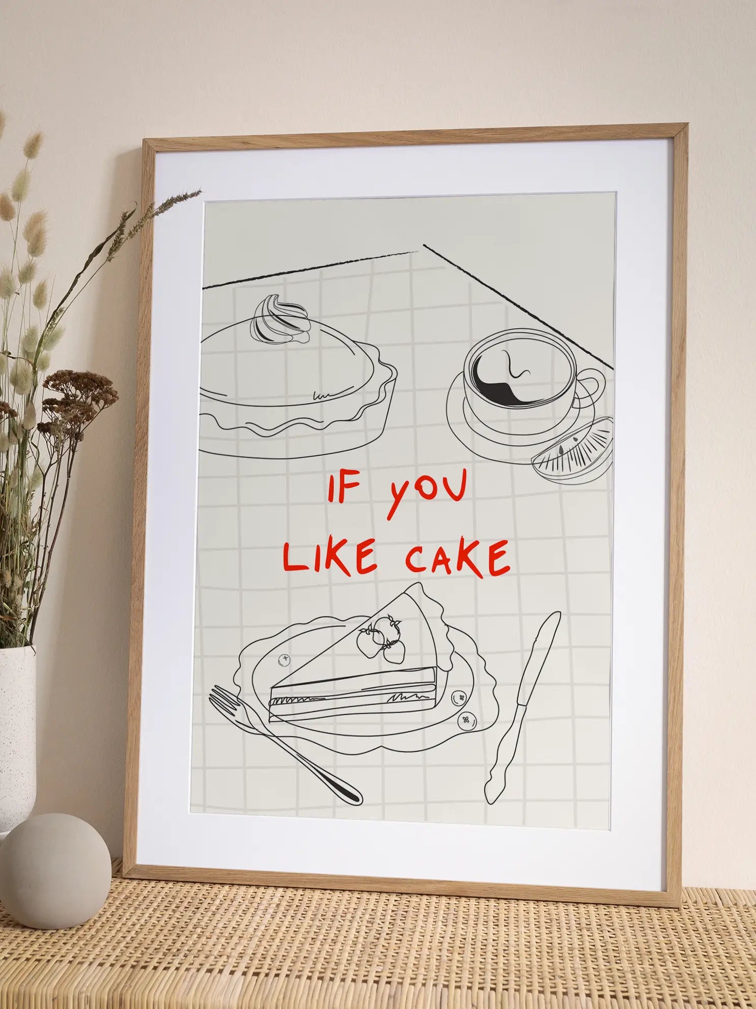 If You Like Cake Poster