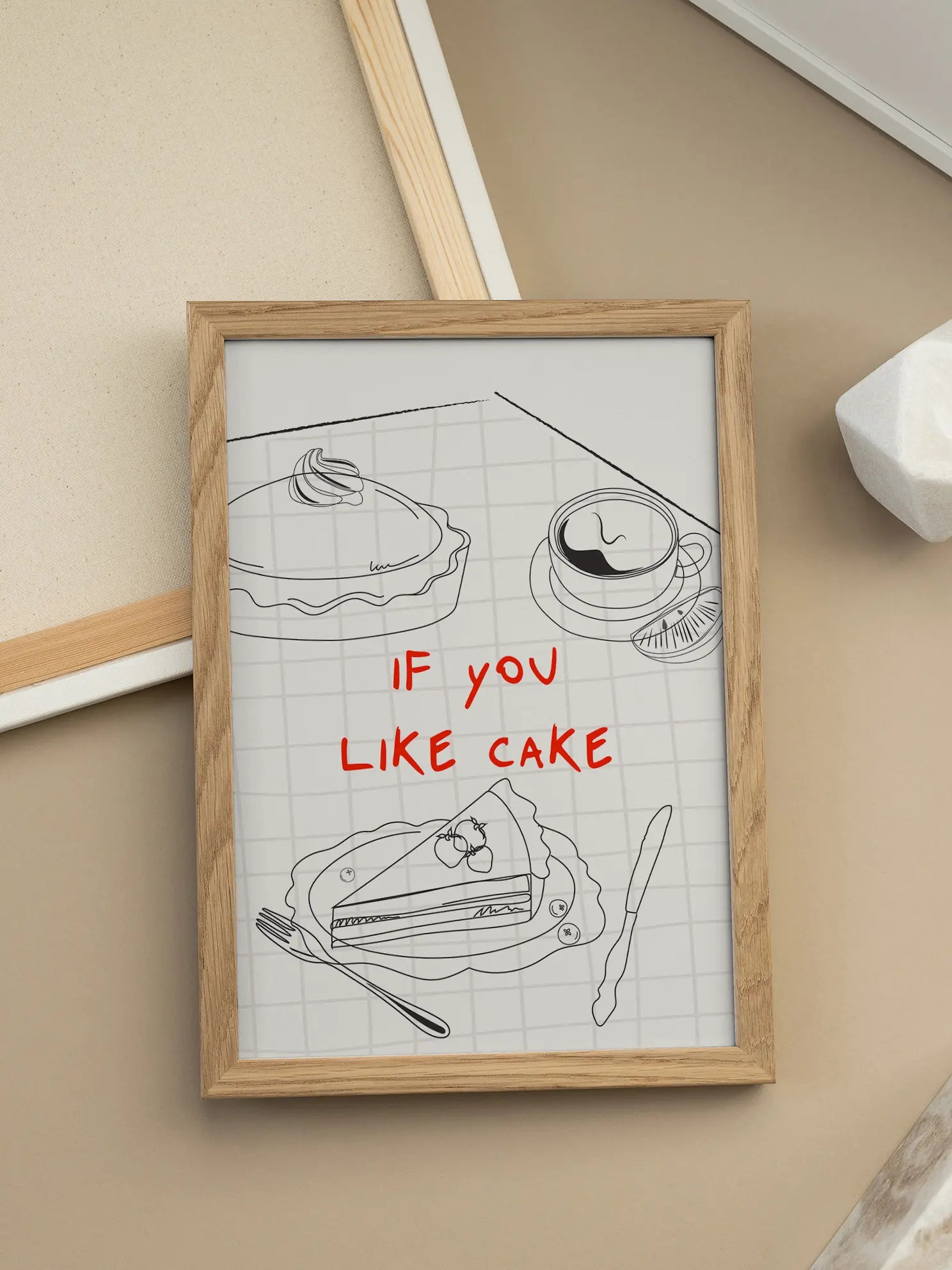 If You Like Cake Poster