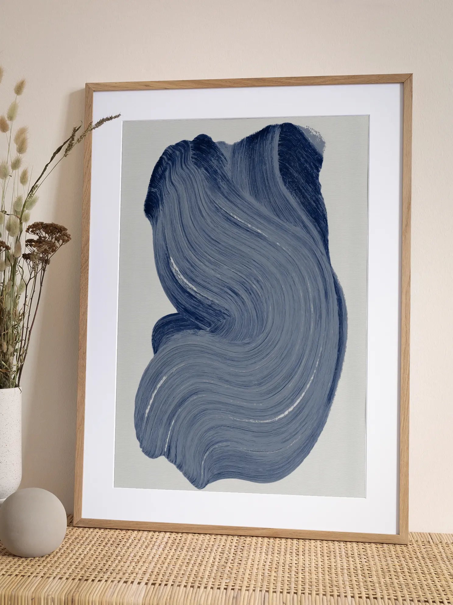 Indigo Drift No1 Poster