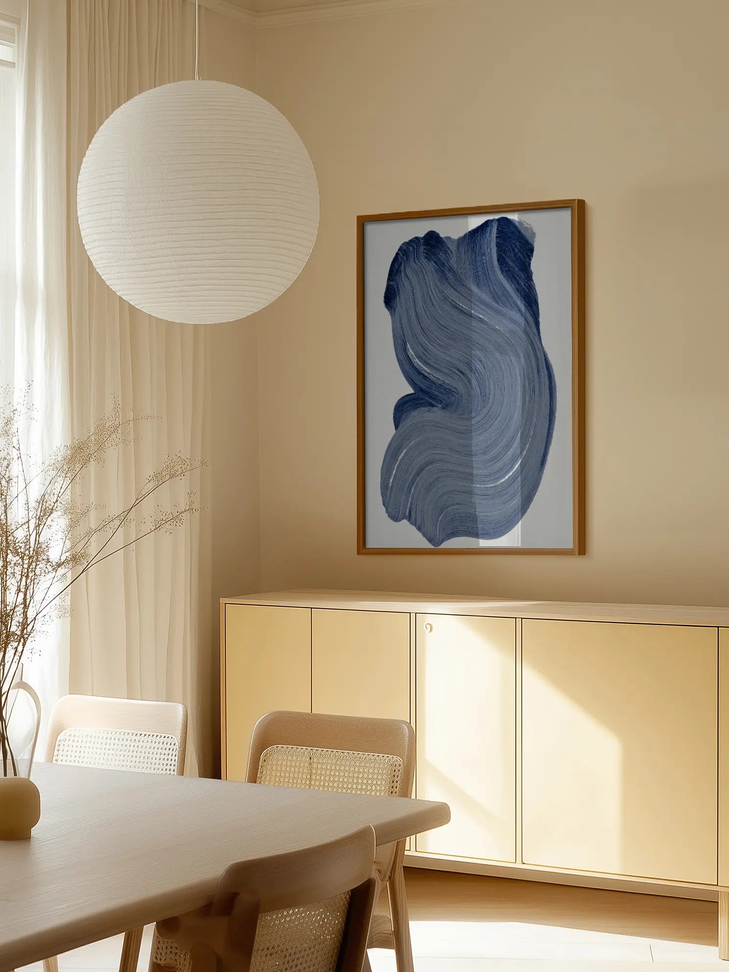 Indigo Drift No1 Poster