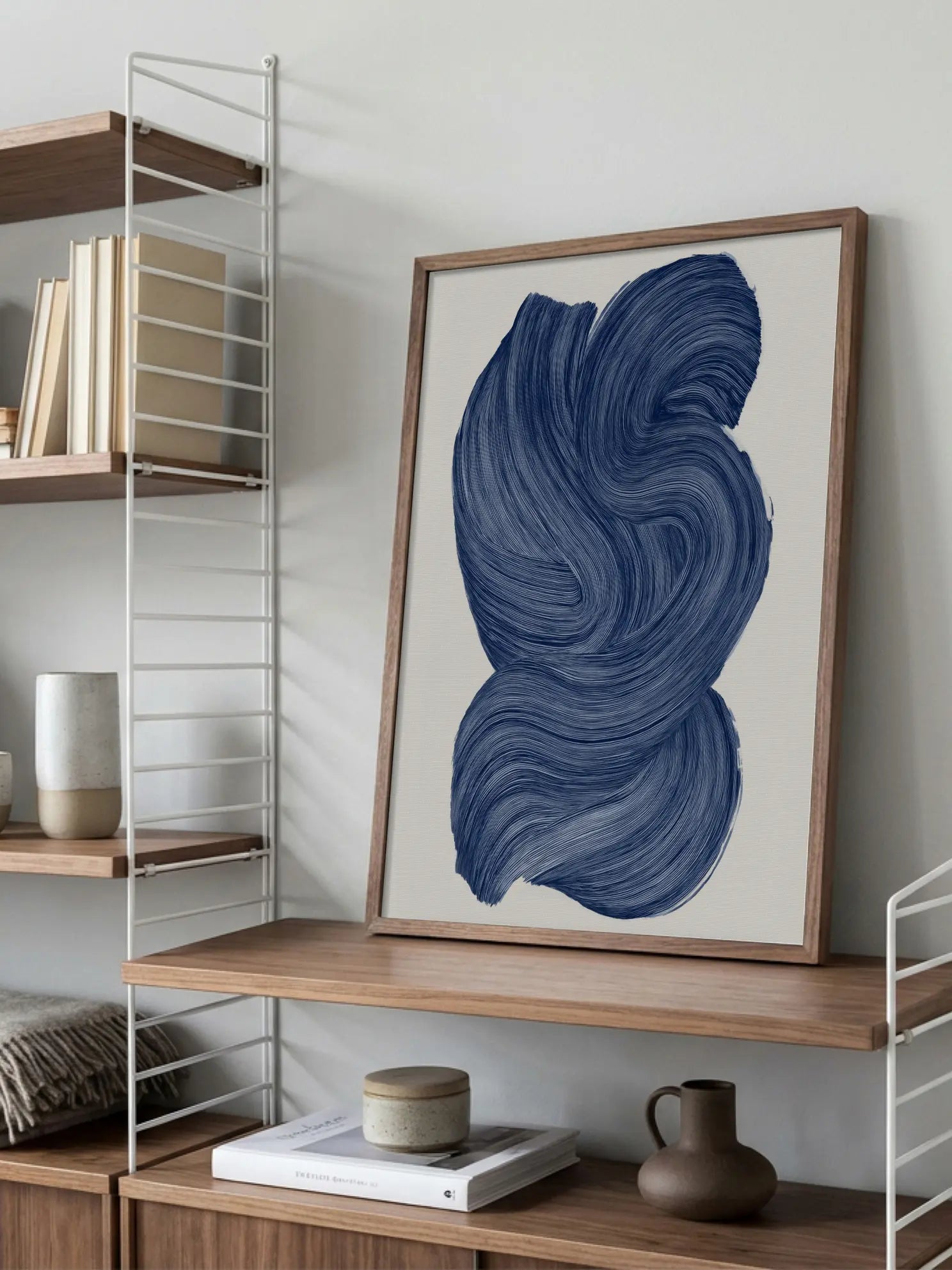 Indigo Drift No2 Poster