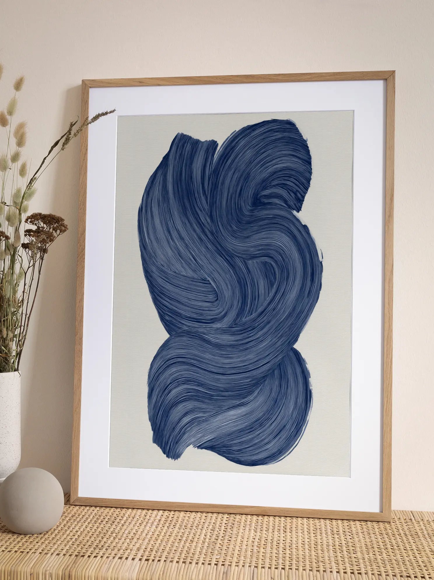 Indigo Drift No2 Poster