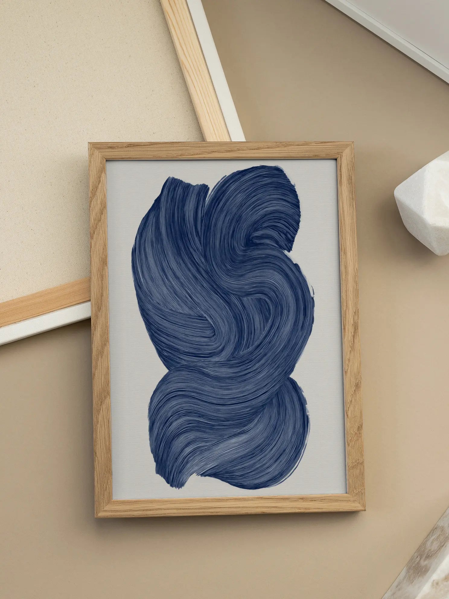 Indigo Drift No2 Poster