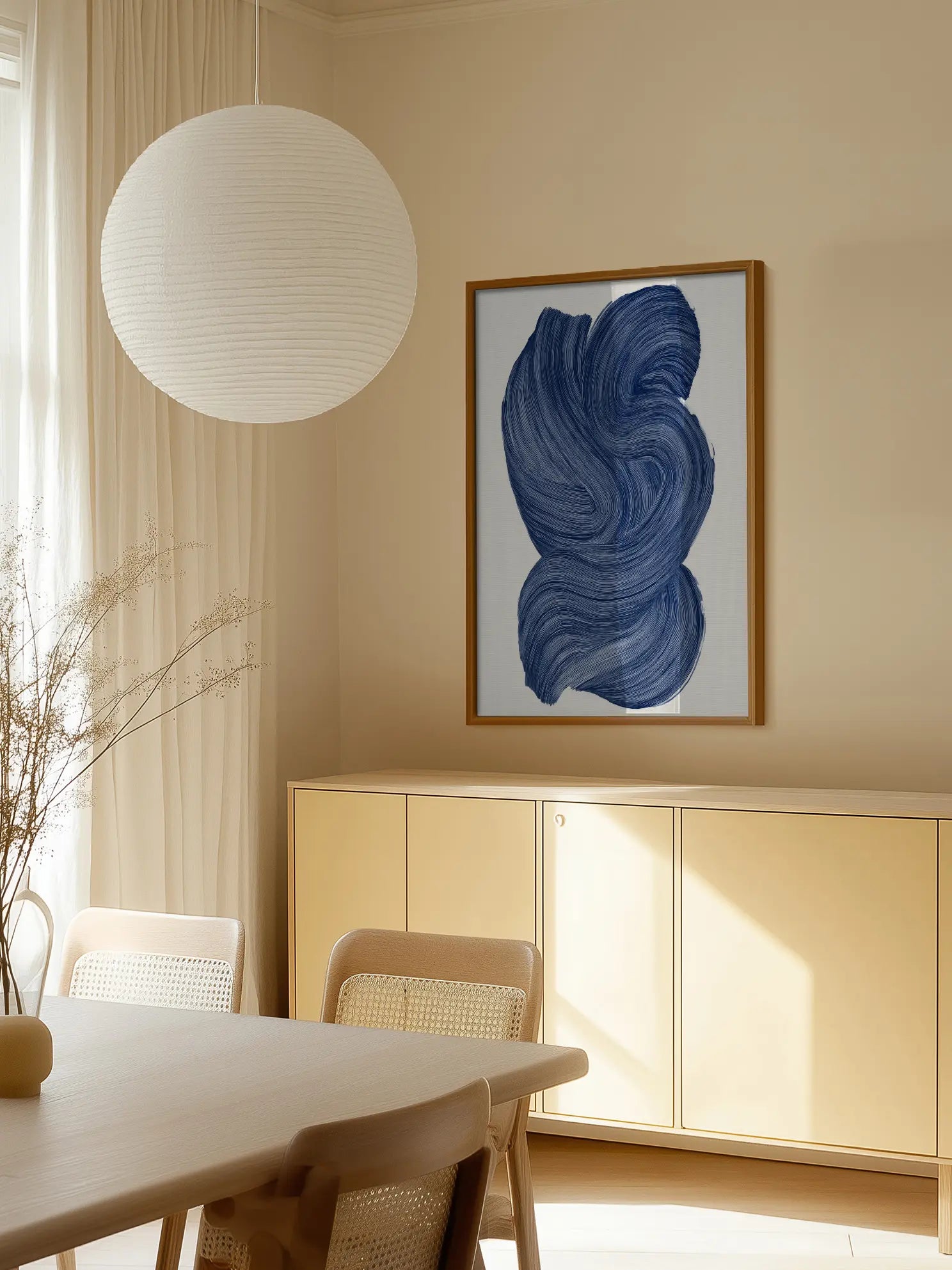 Indigo Drift No2 Poster