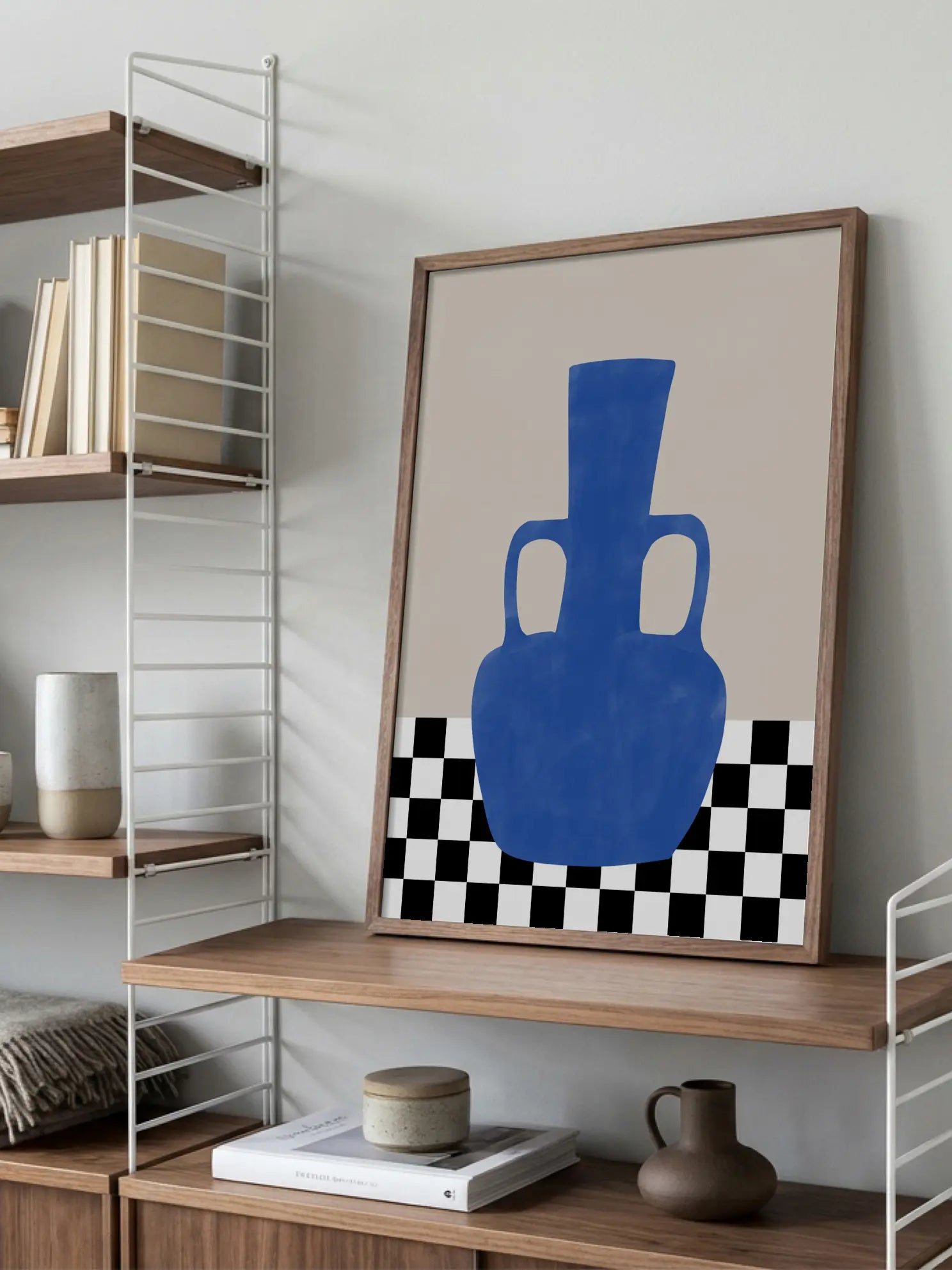 Indigo Vase Poster