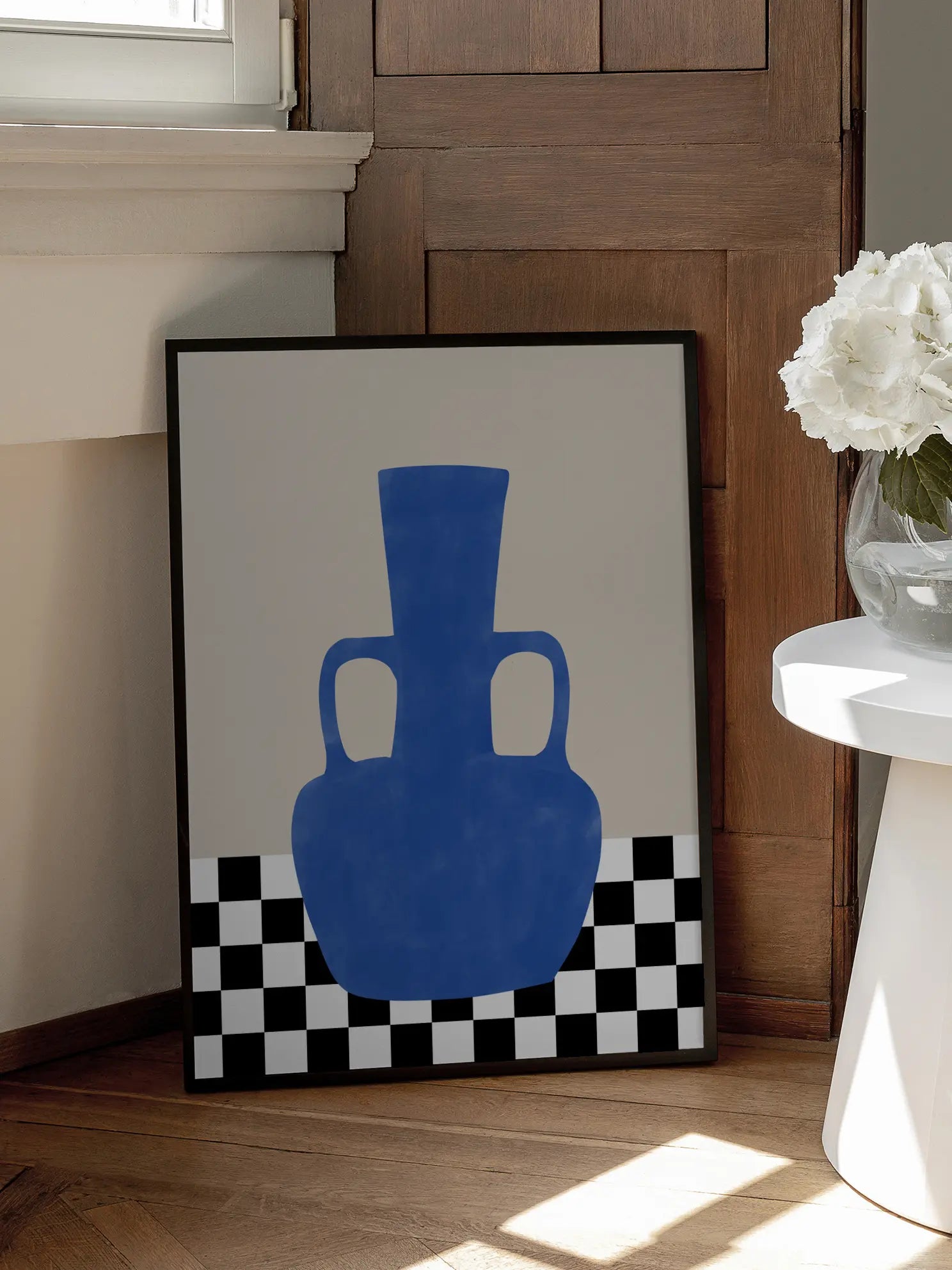 Indigo Vase Poster