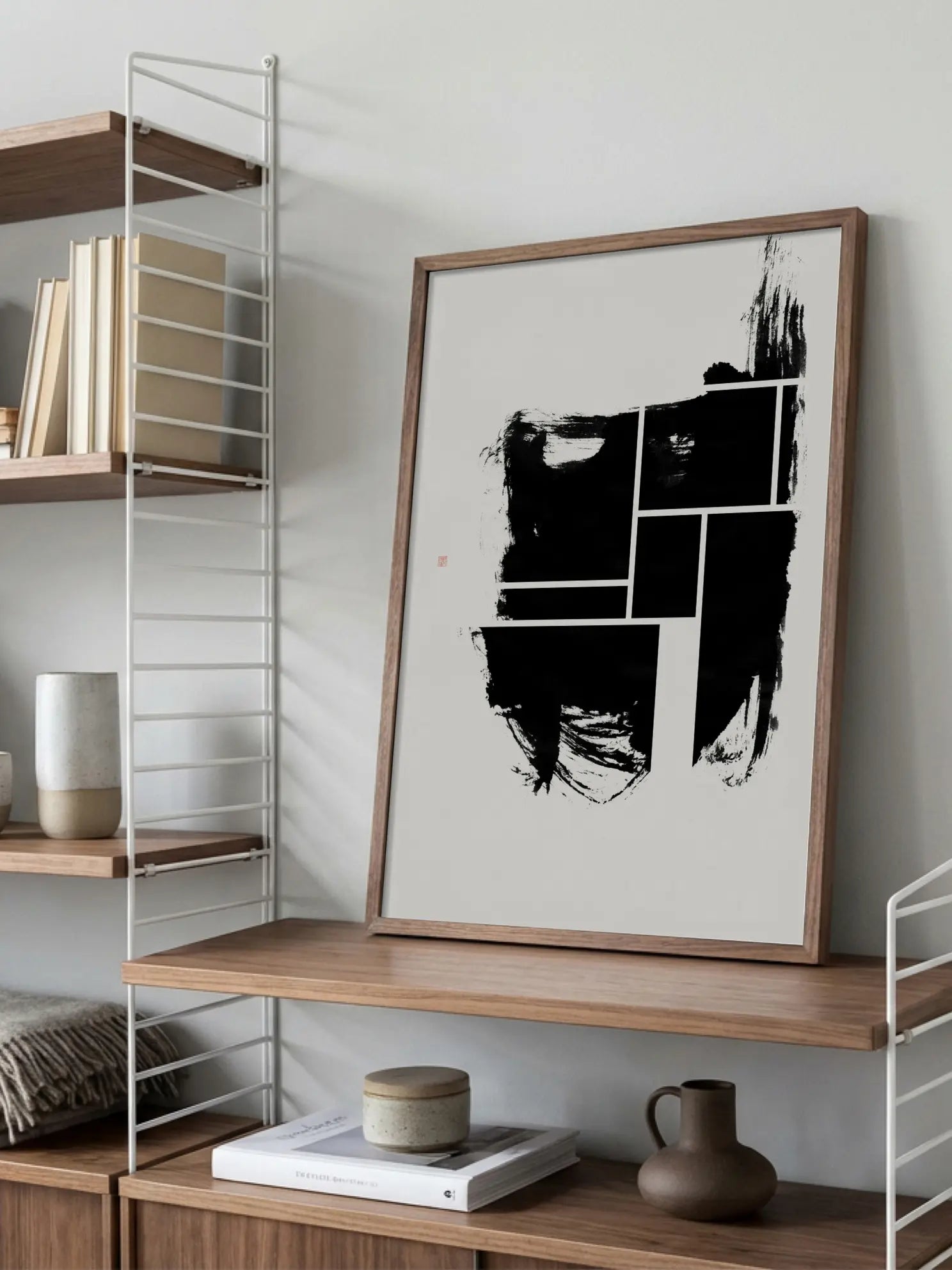 Ink and Square Poster