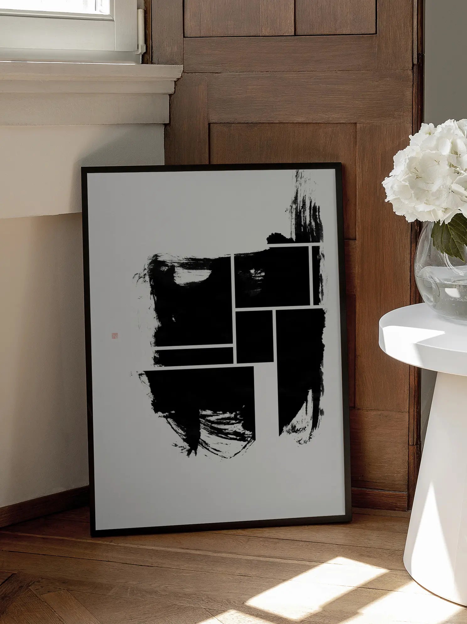 Ink and Square Poster