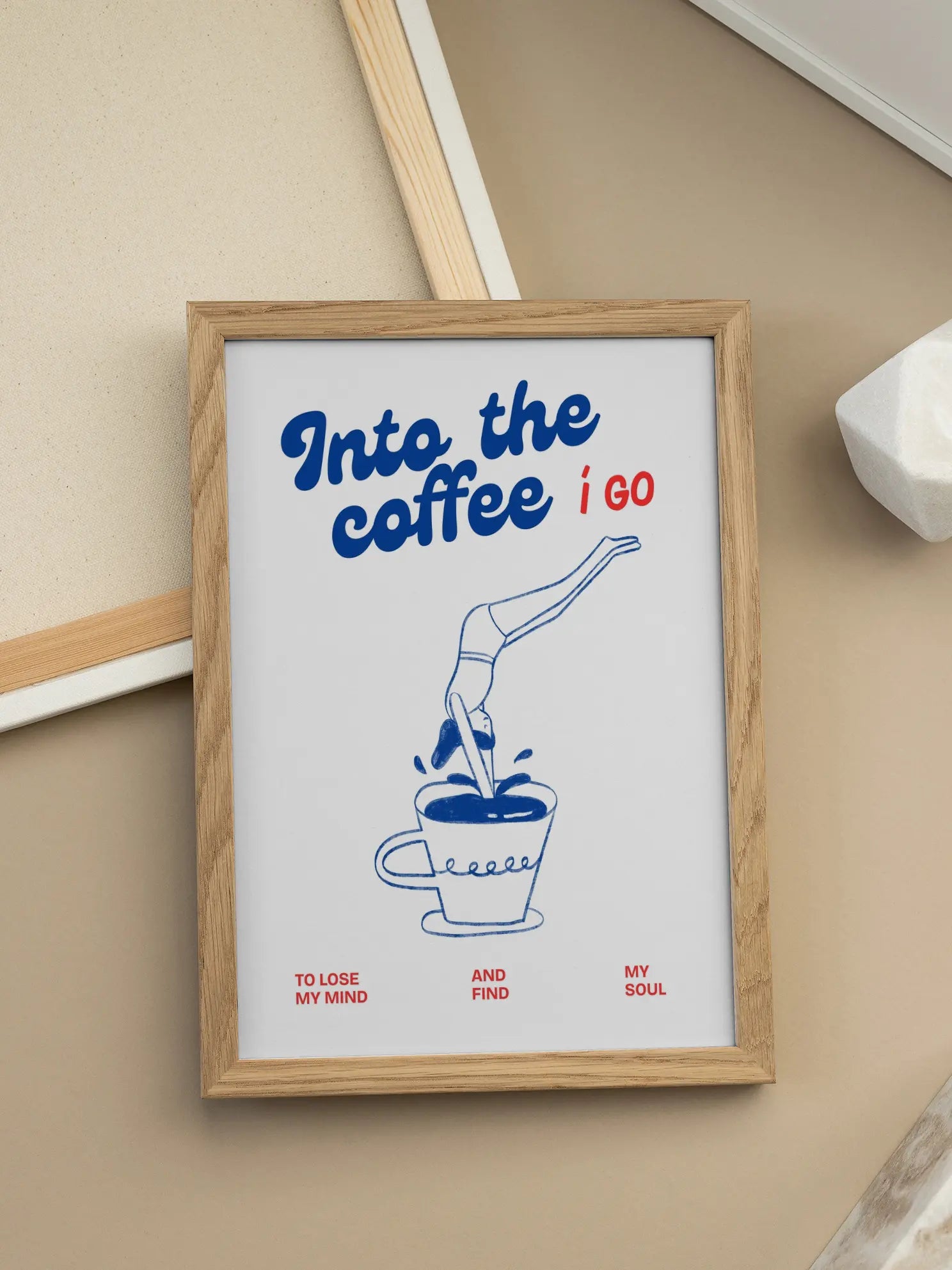 Into the Coffee I Go Poster