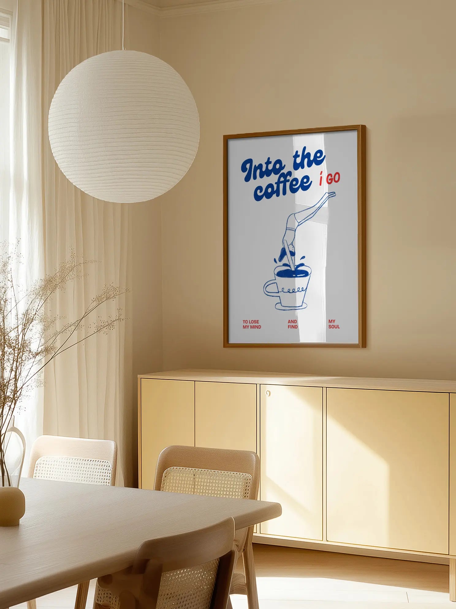 Into the Coffee I Go Poster