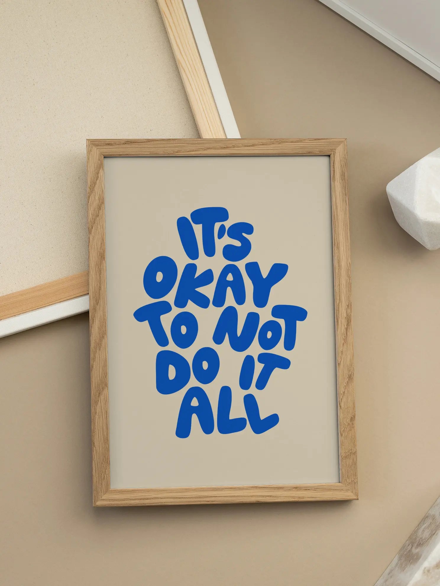 It's Okay To Not Do It All Poster