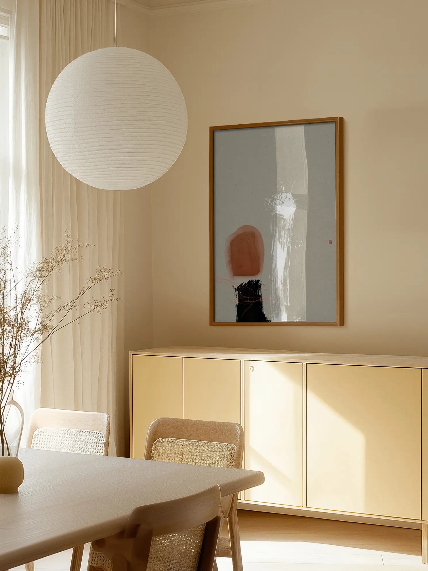 Japanese Abstract Poster