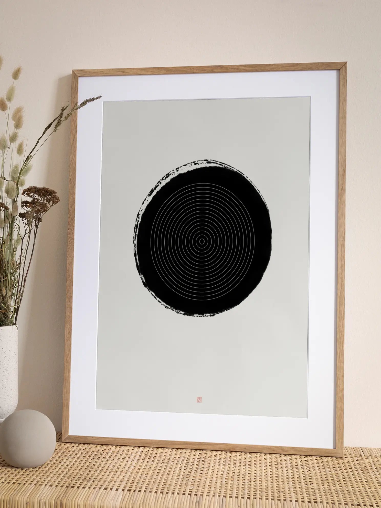 Japanese Circle Poster