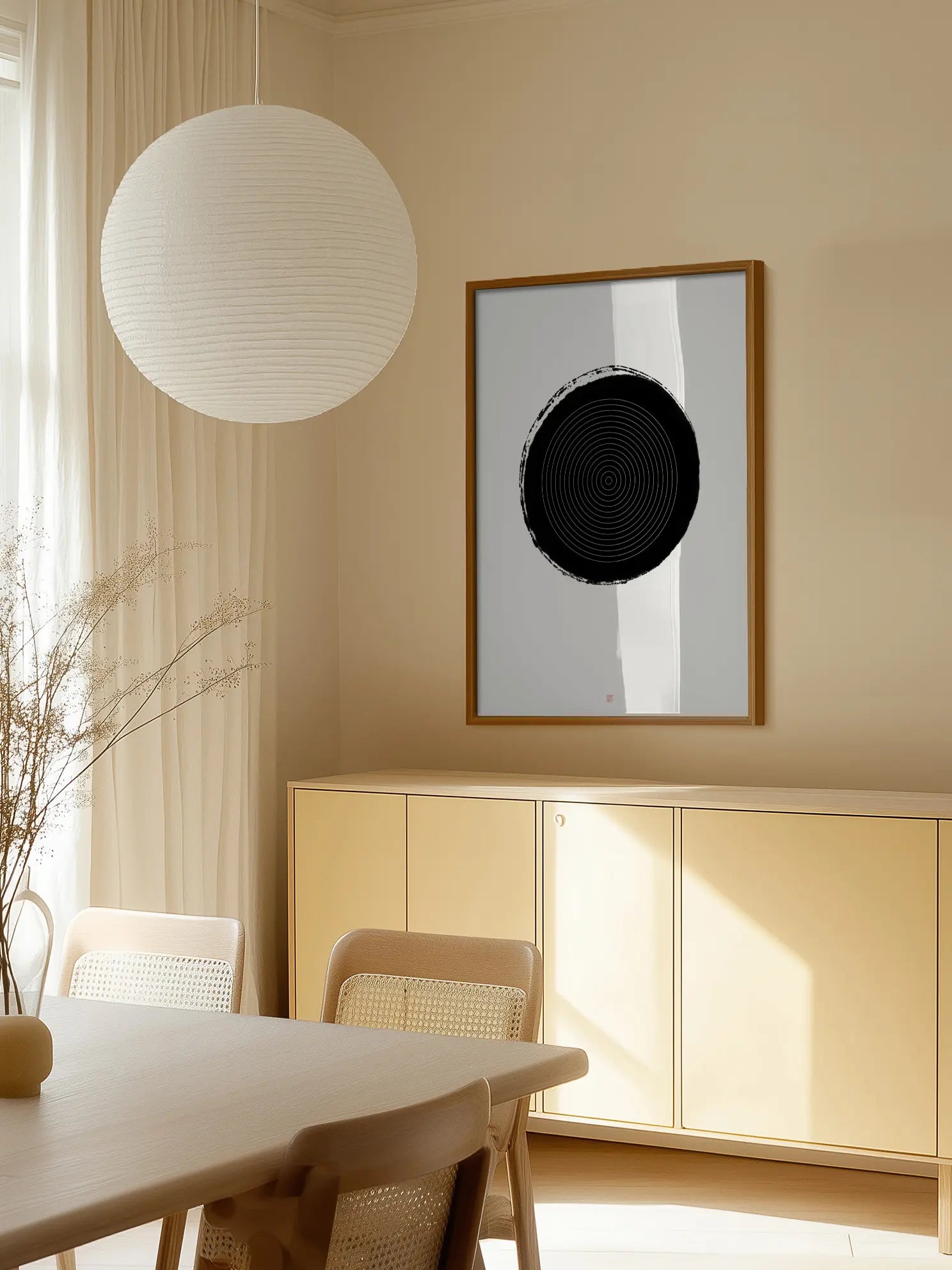 Japanese Circle Poster