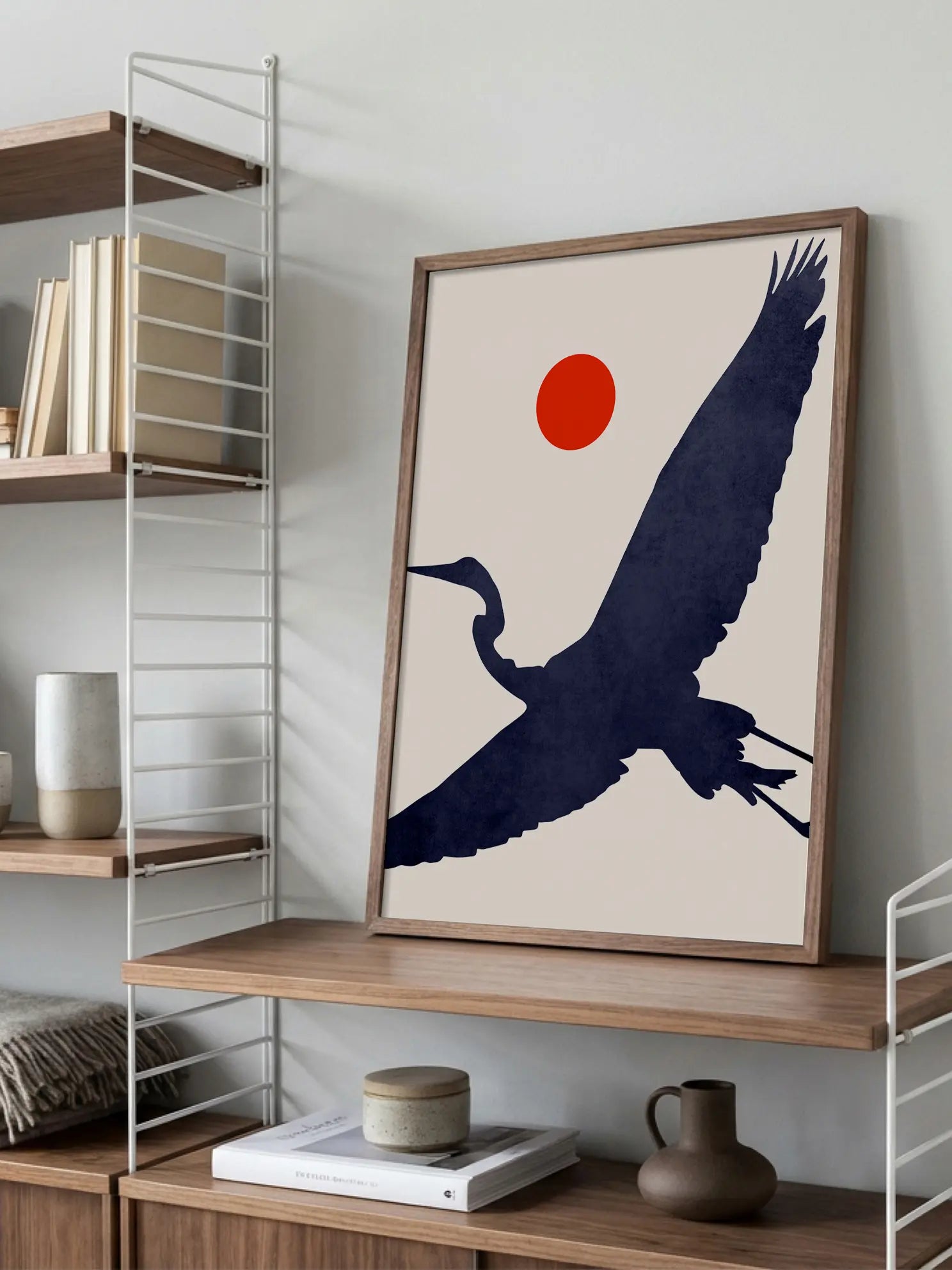 Japanese Crane Poster