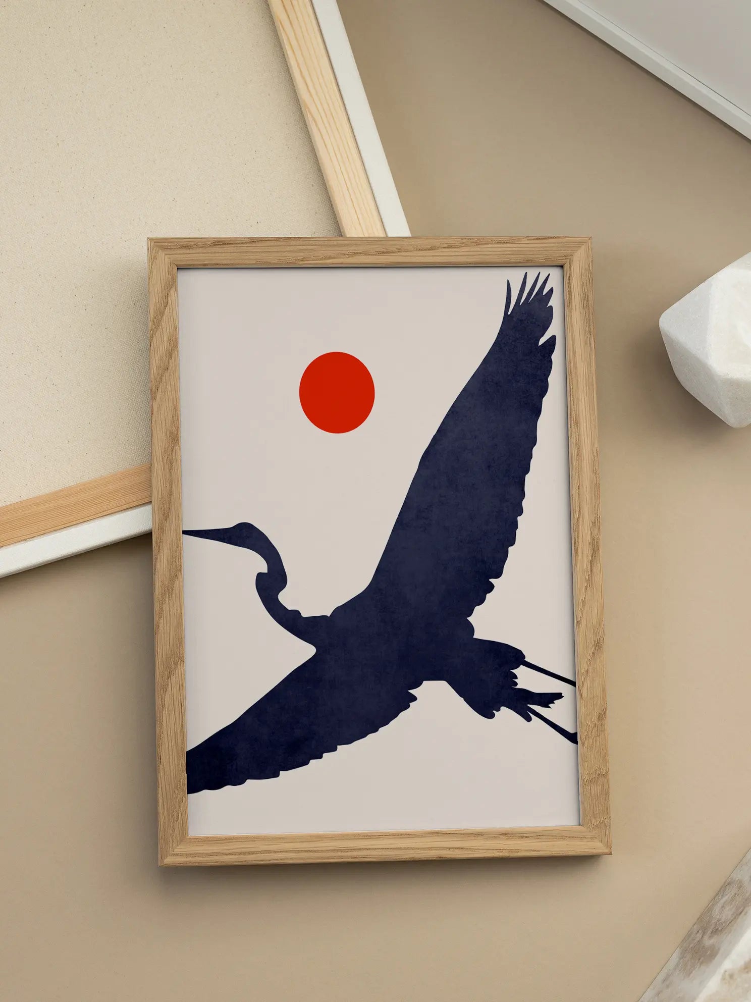 Japanese Crane Poster