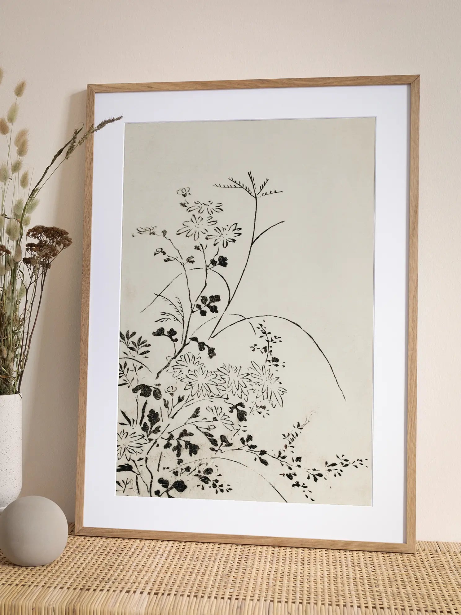Japanese Floral Poster