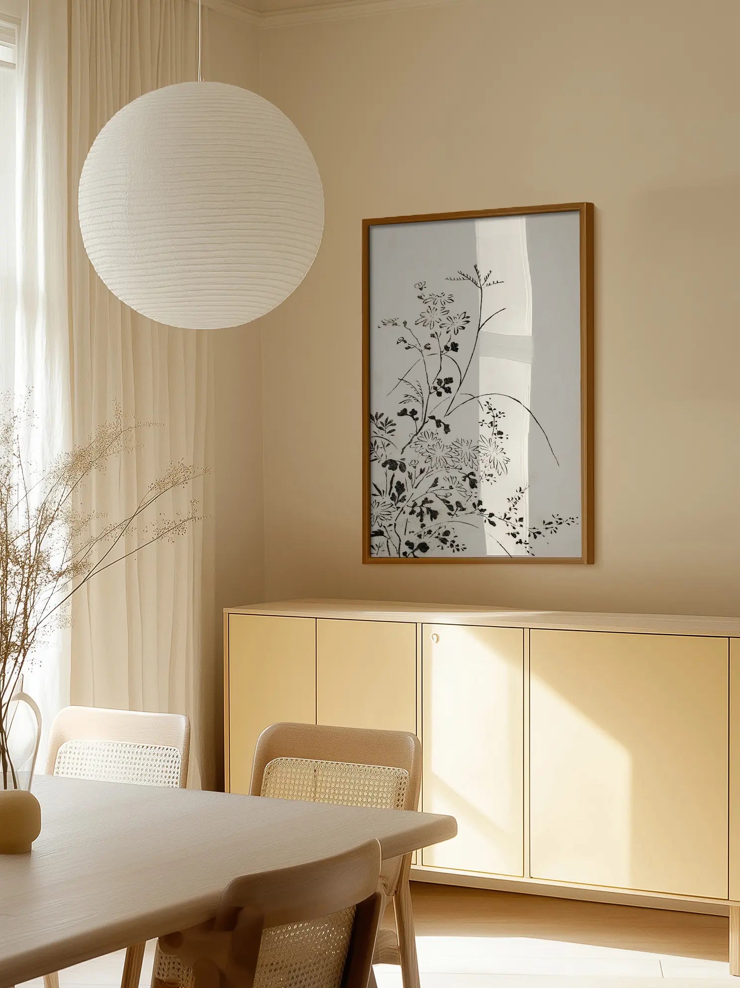Japanese Floral Poster
