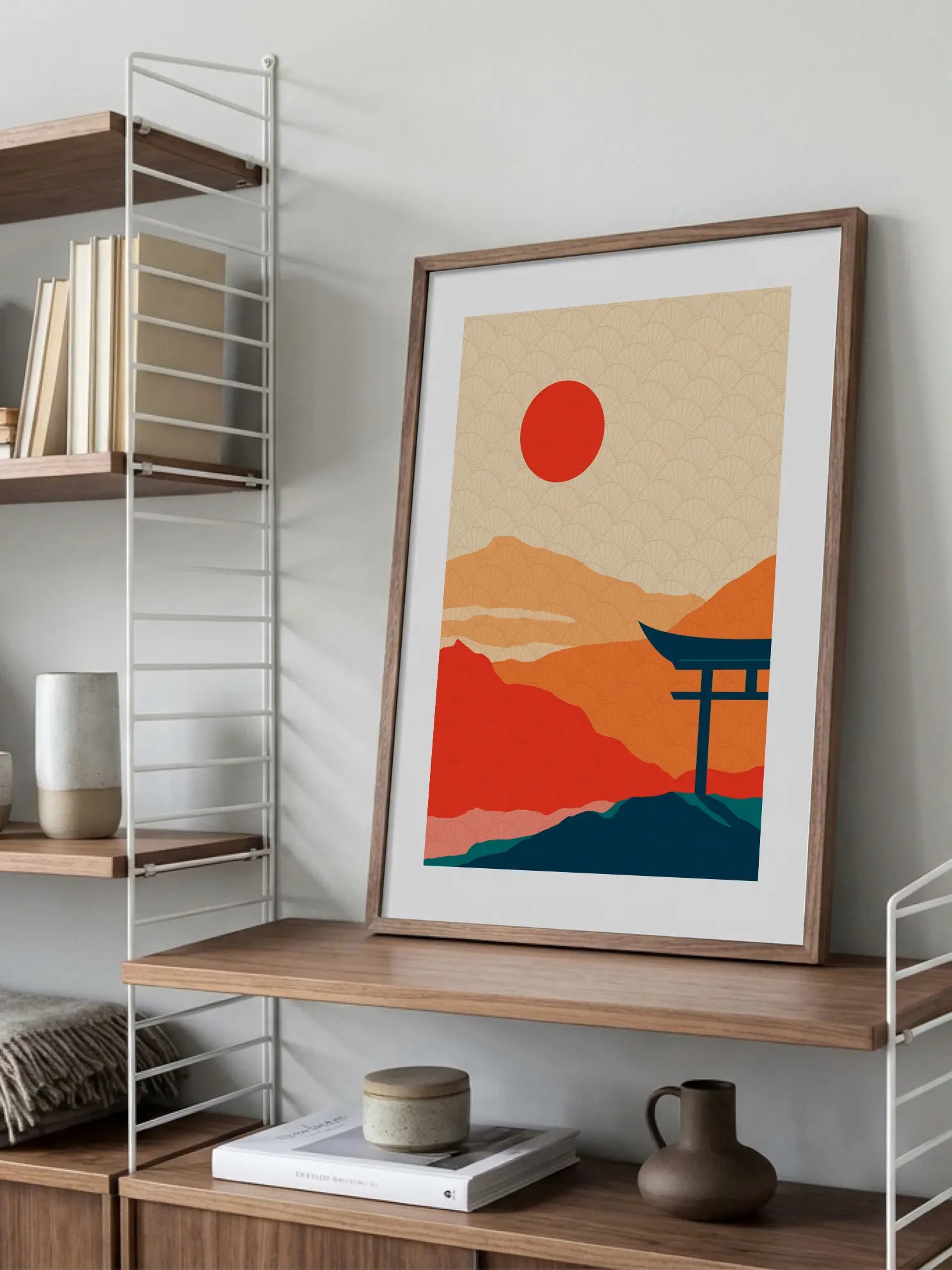 Japanese Sunset Poster