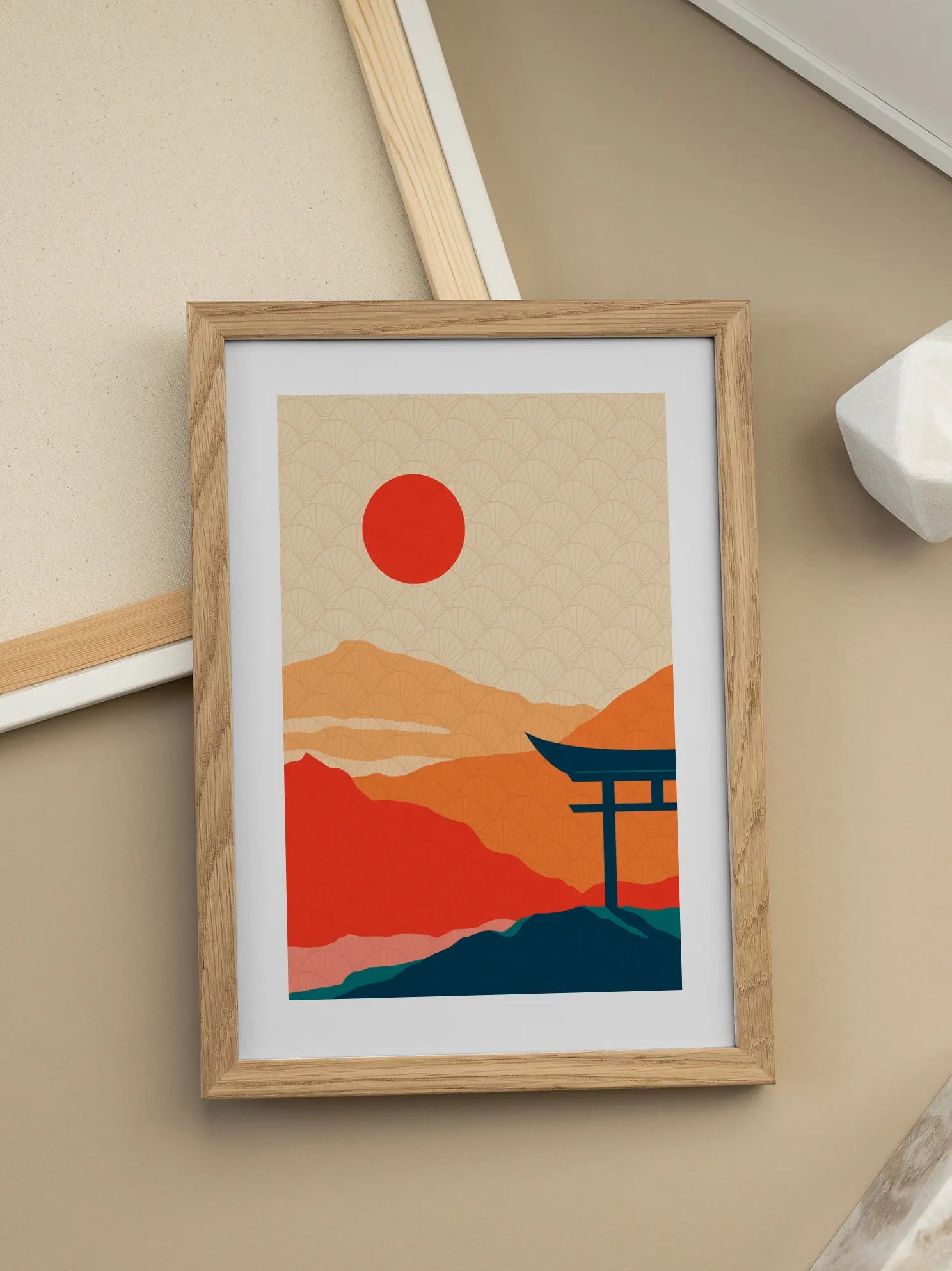 Japanese Sunset Poster
