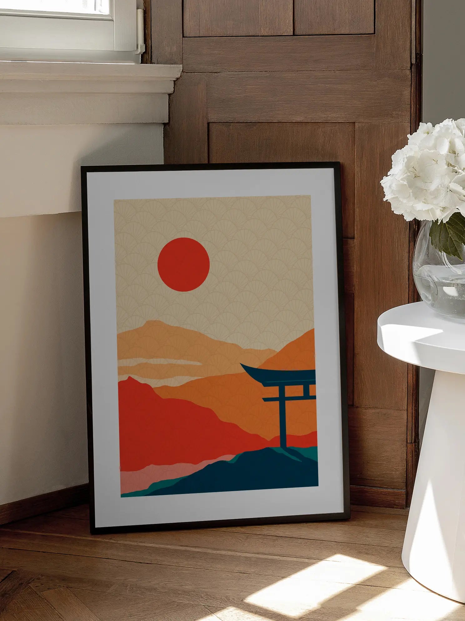 Japanese Sunset Poster