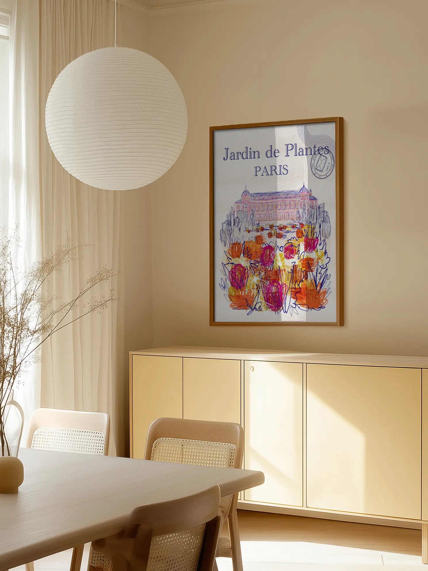 Jardin de Plantes Poster