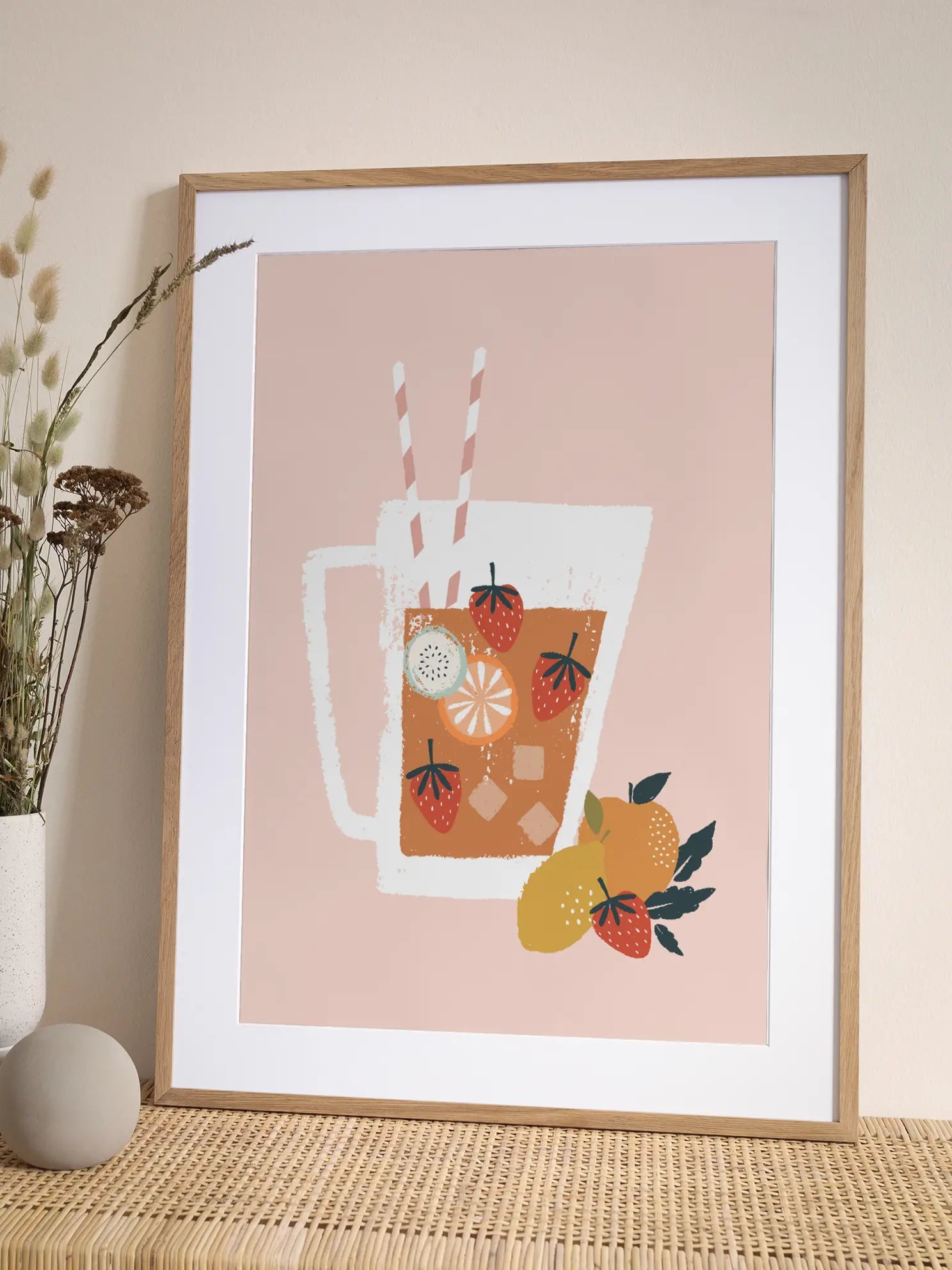 Juice Art Poster