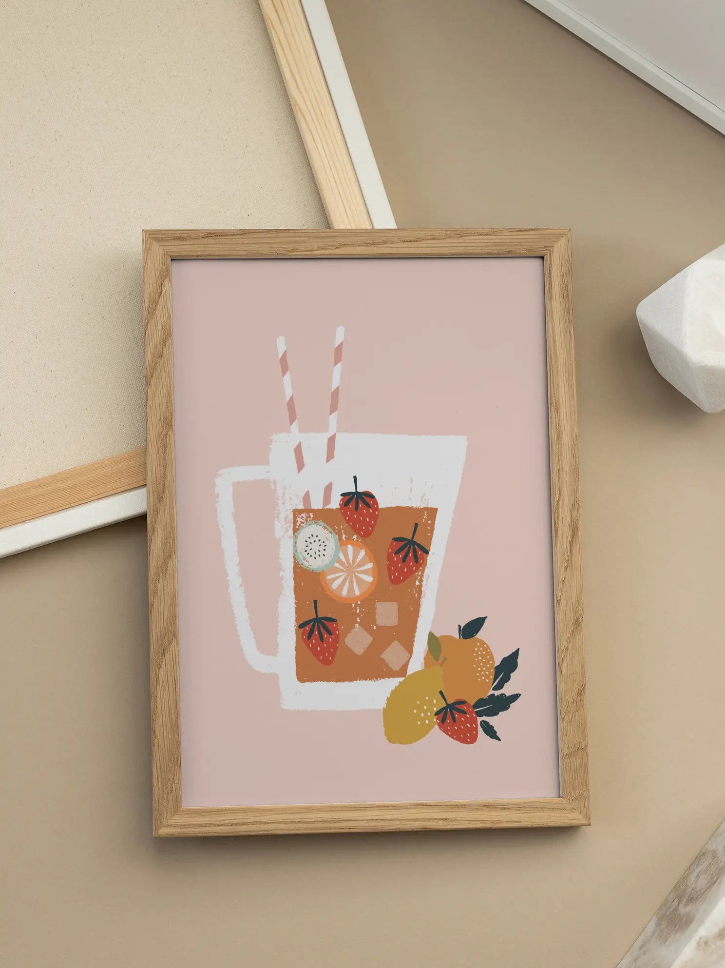 Juice Art Poster