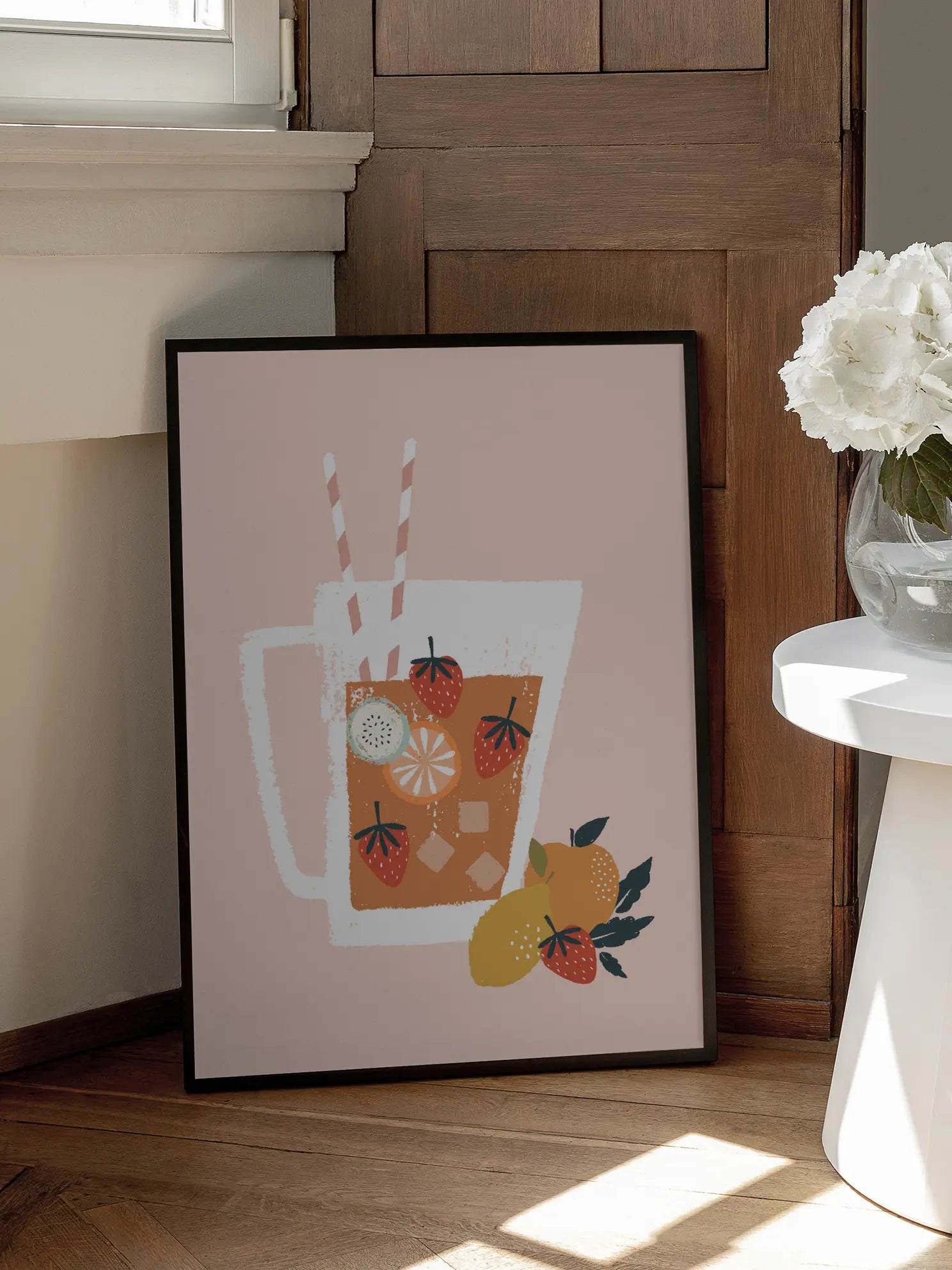 Juice Art Poster
