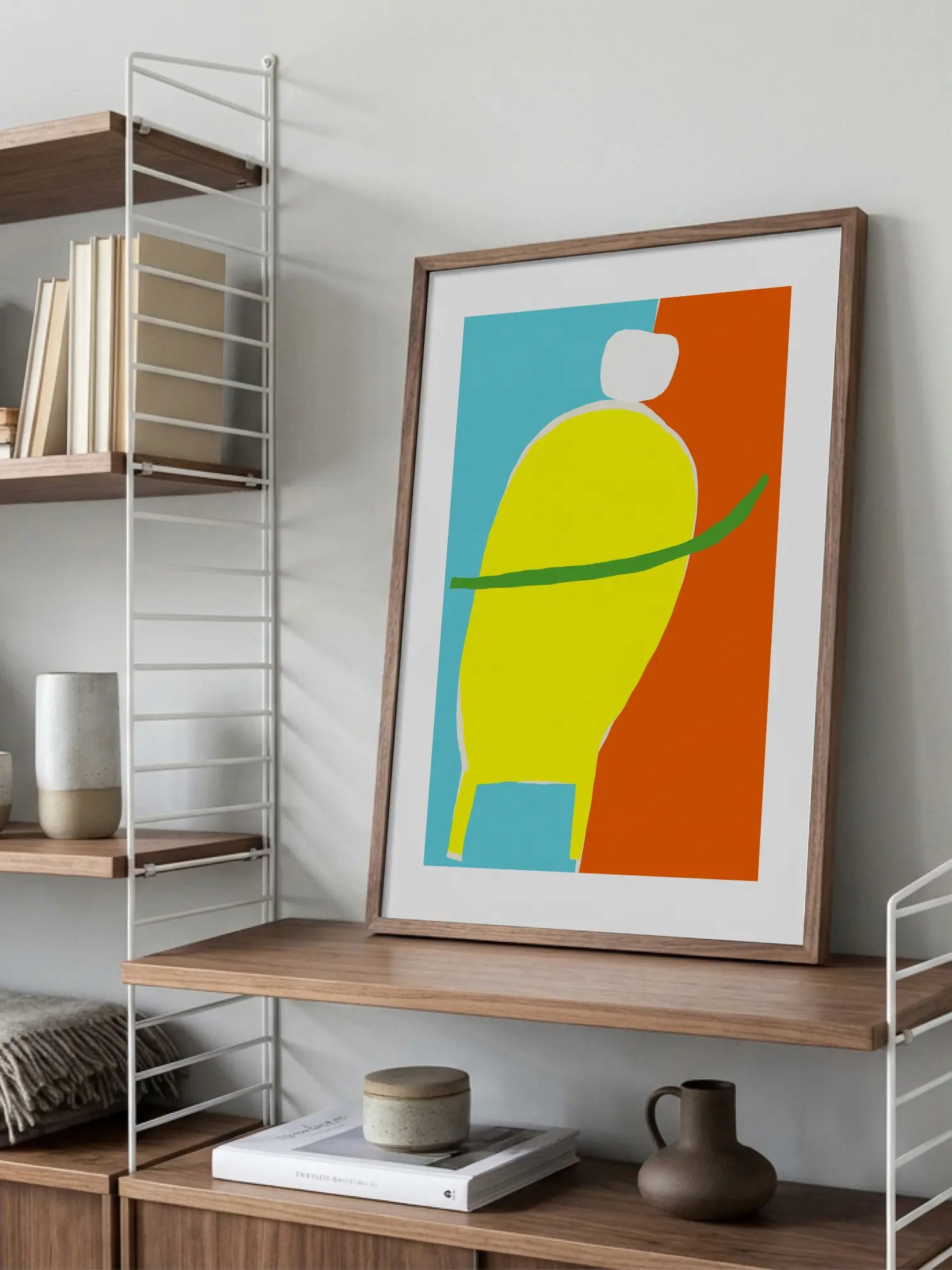 Kids Abstract Figure Poster