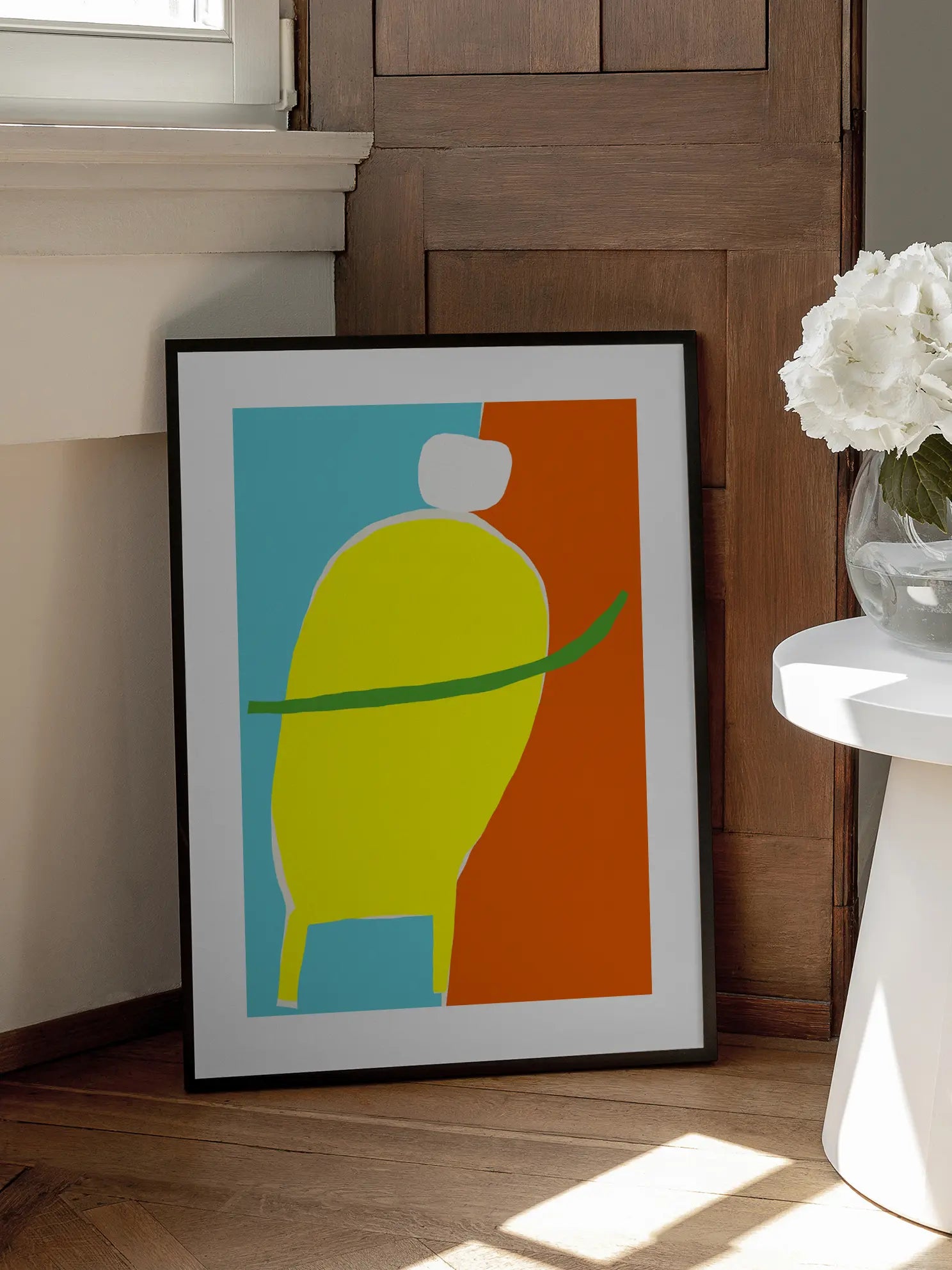 Kids Abstract Figure Poster
