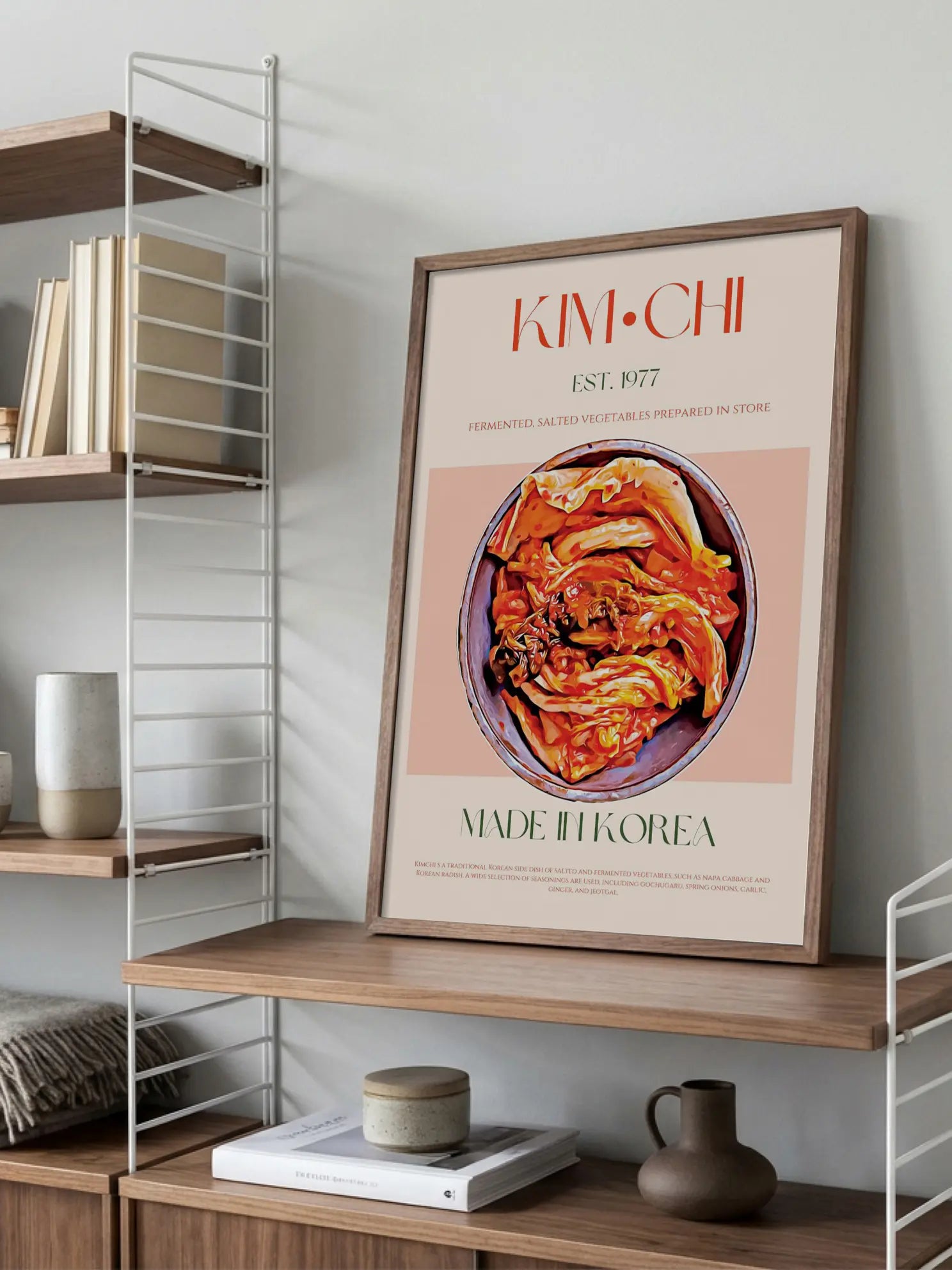 Kimchi Made in Korea Poster