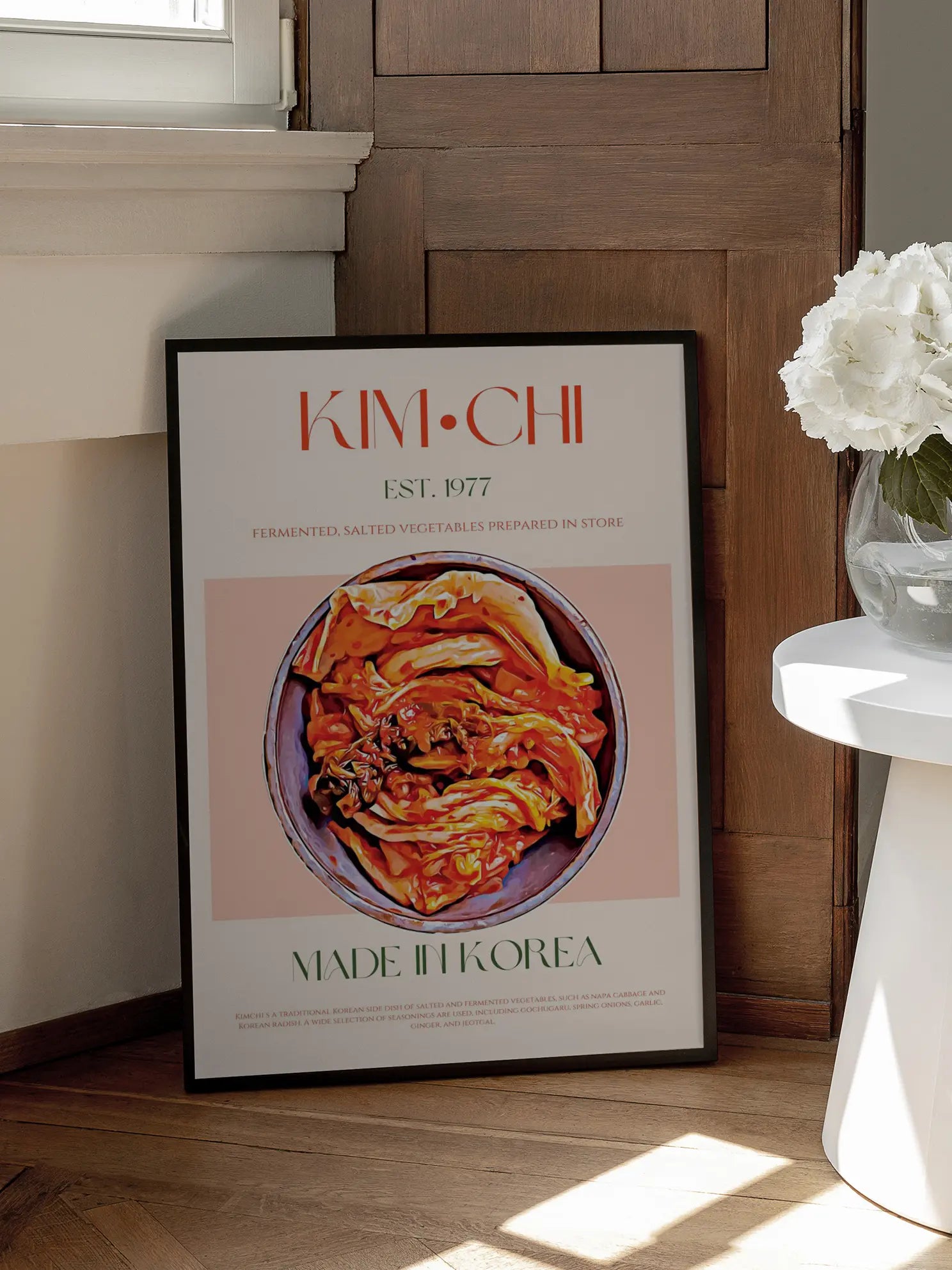 Kimchi Made in Korea Poster