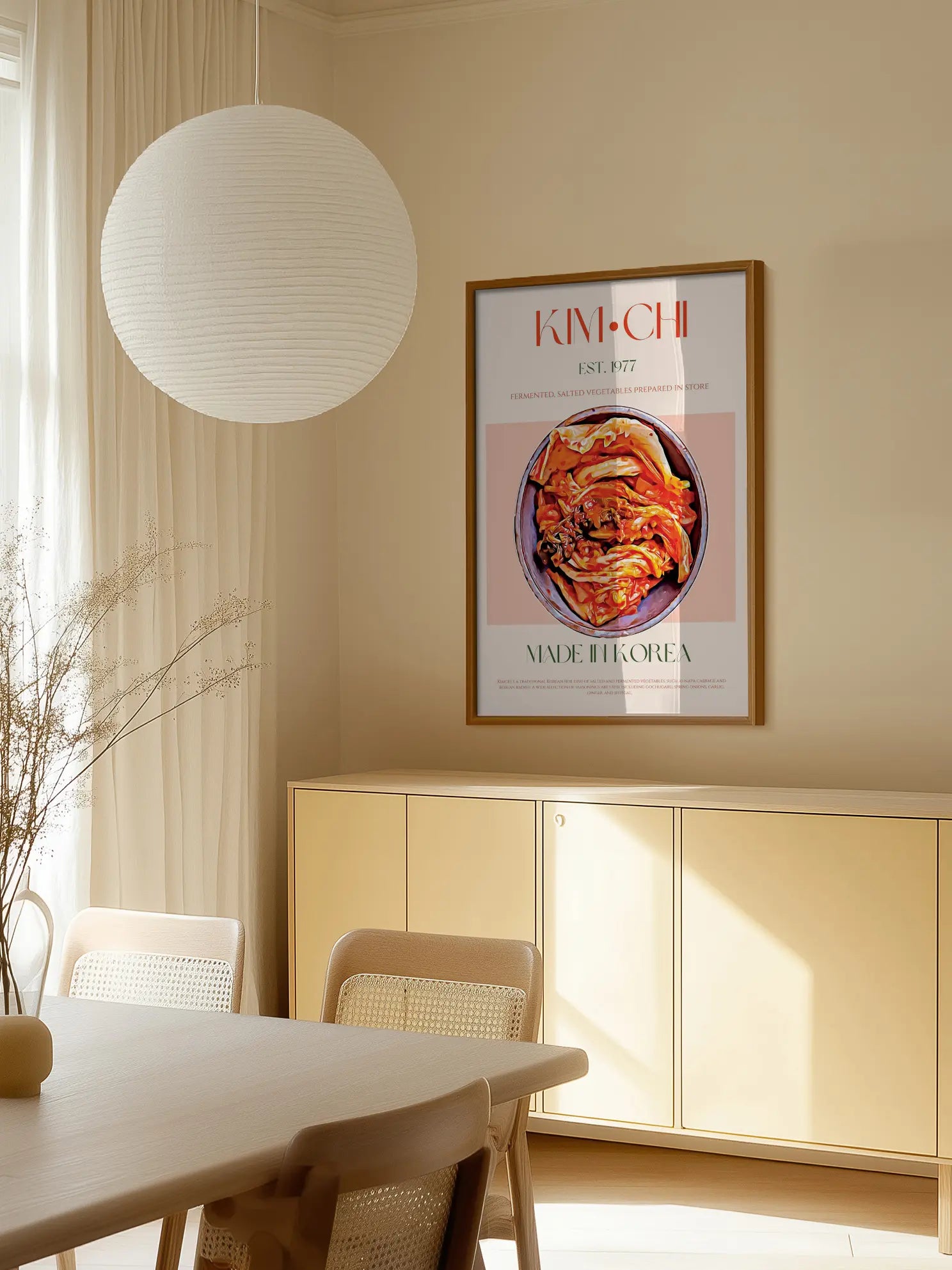 Kimchi Made in Korea Poster