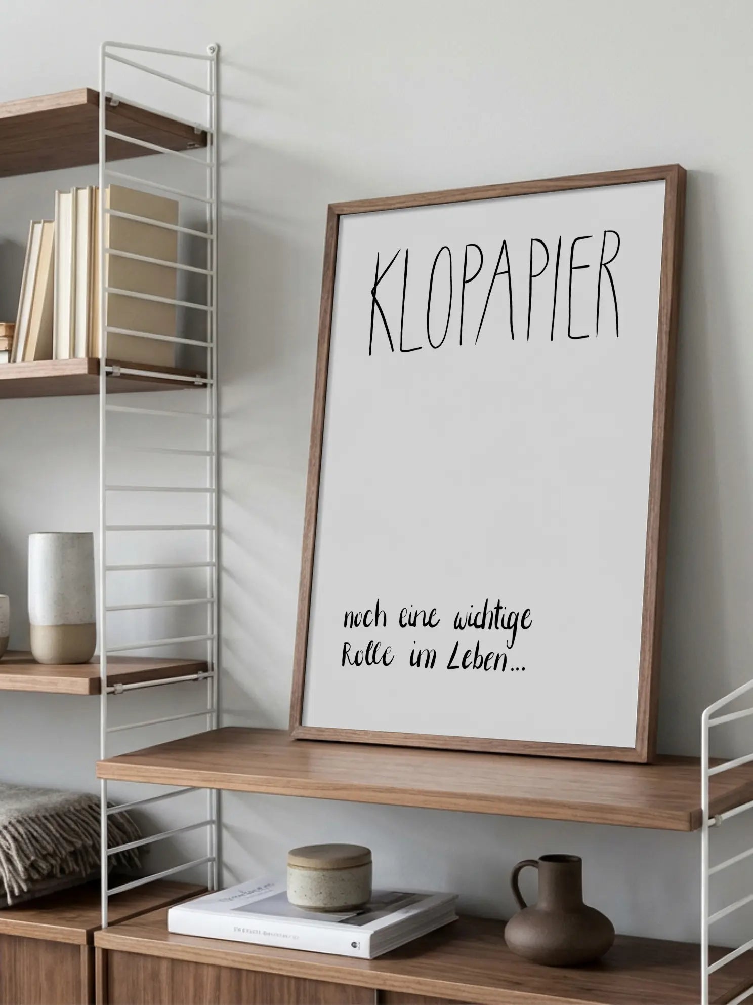 Klopapier Wichtige Rolle Poster