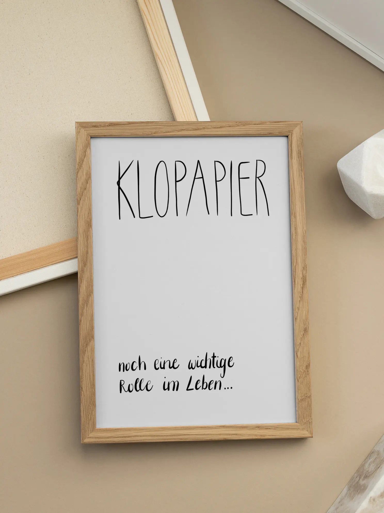 Klopapier Wichtige Rolle Poster