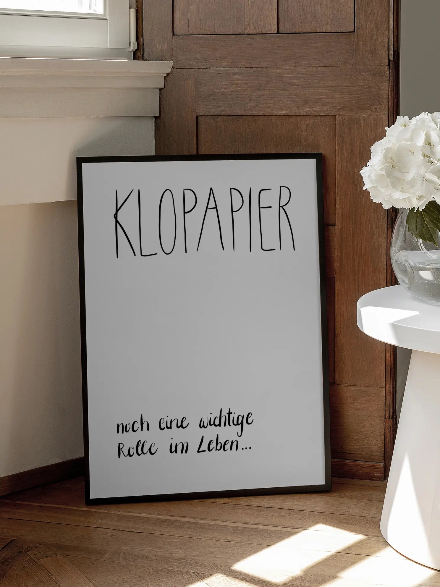 Klopapier Wichtige Rolle Poster