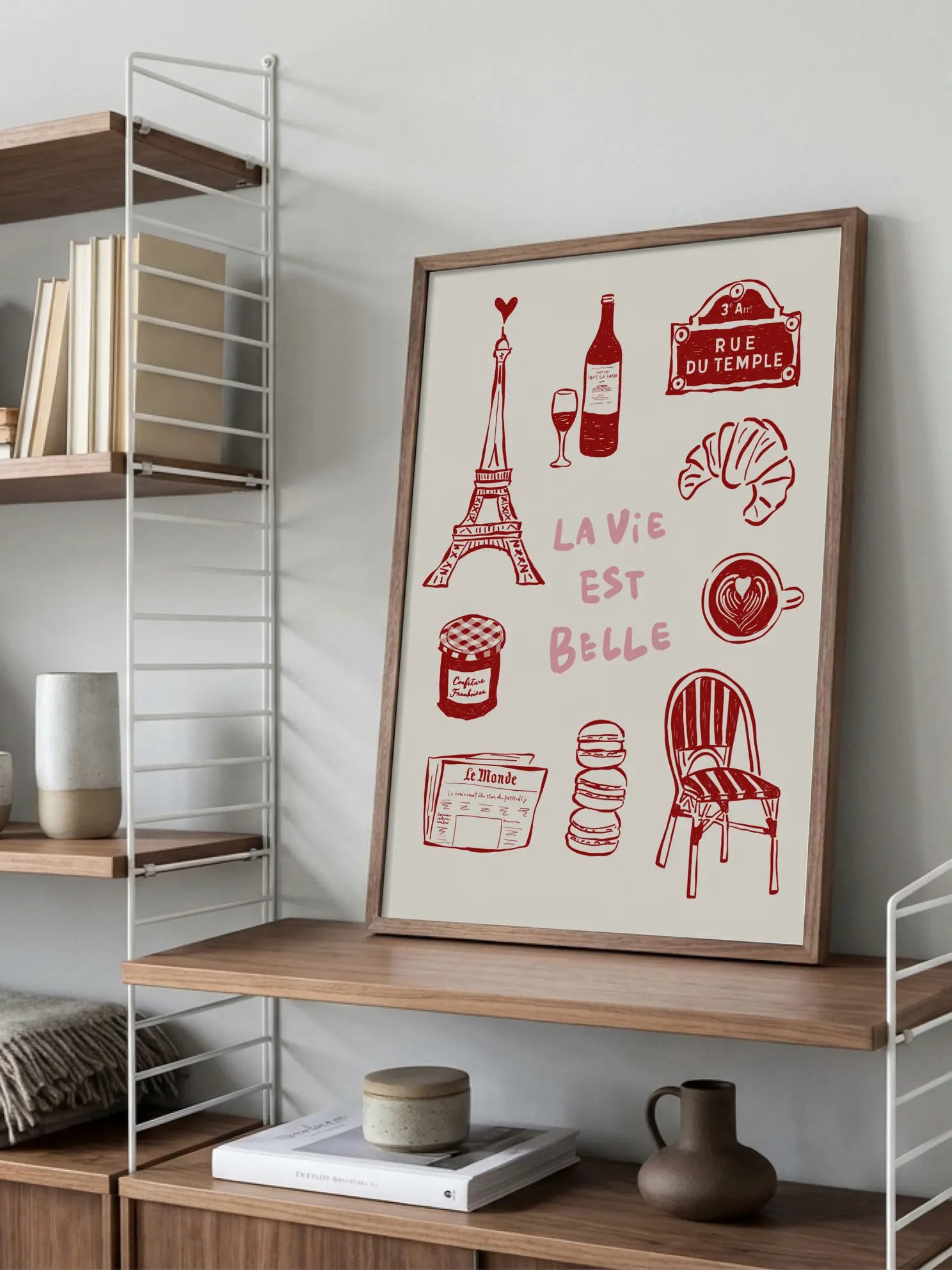 La Vie Est Belle Paris Poster