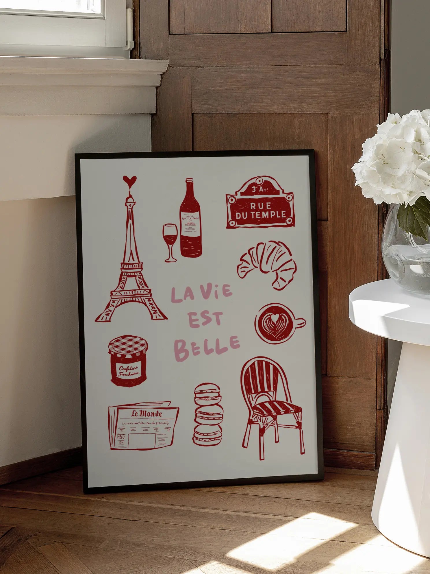 La Vie Est Belle Paris Poster