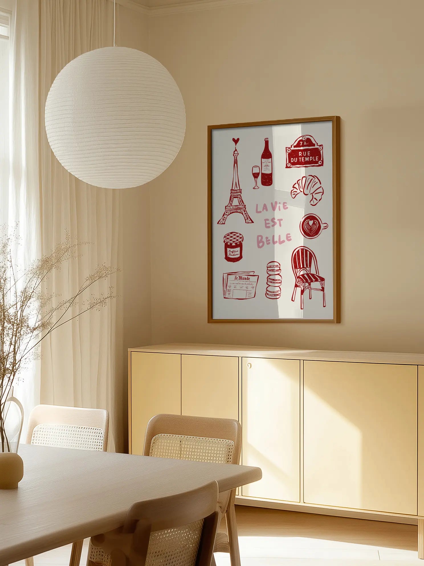 La Vie Est Belle Paris Poster