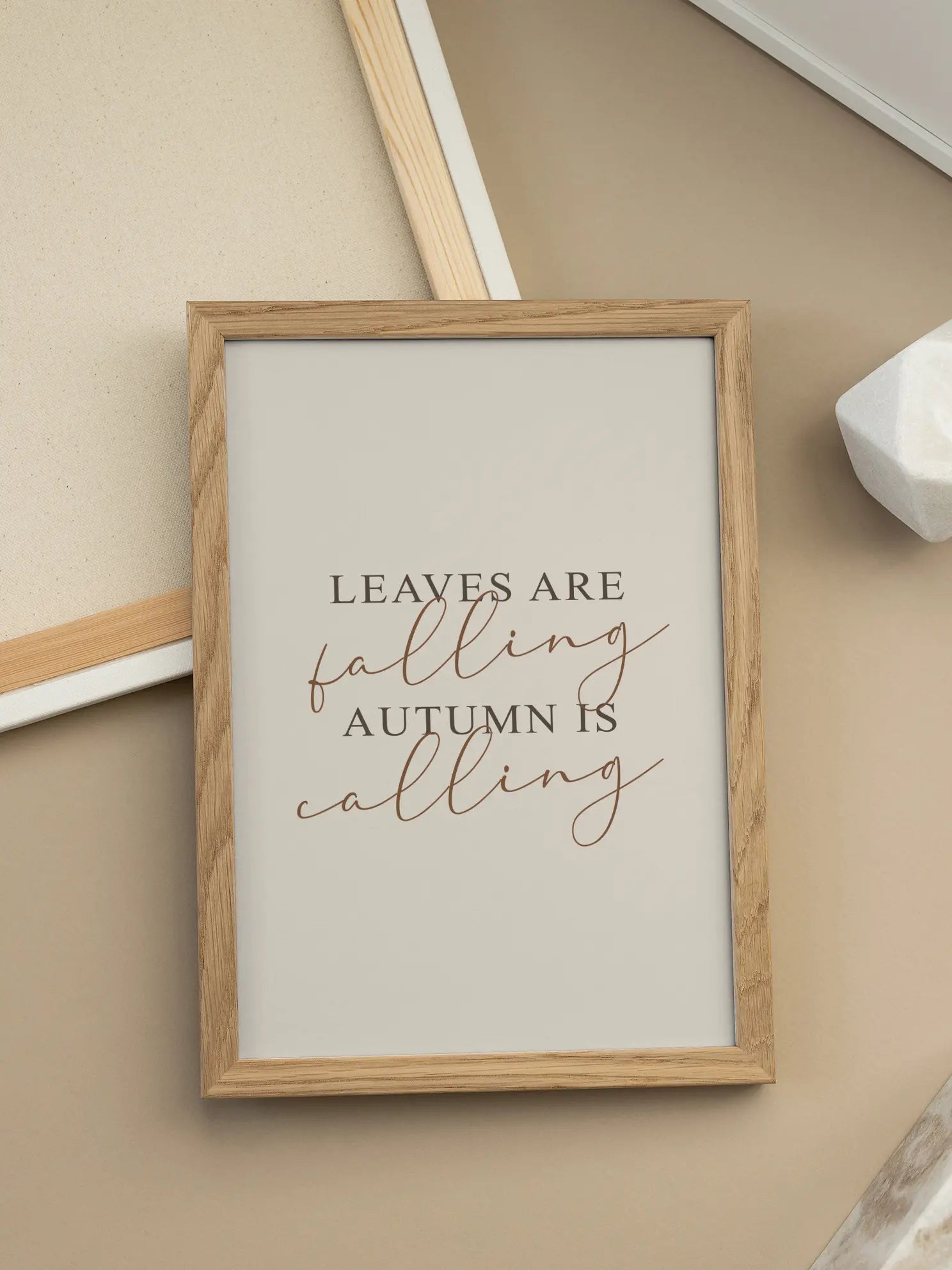 Leaves Are Falling Poster