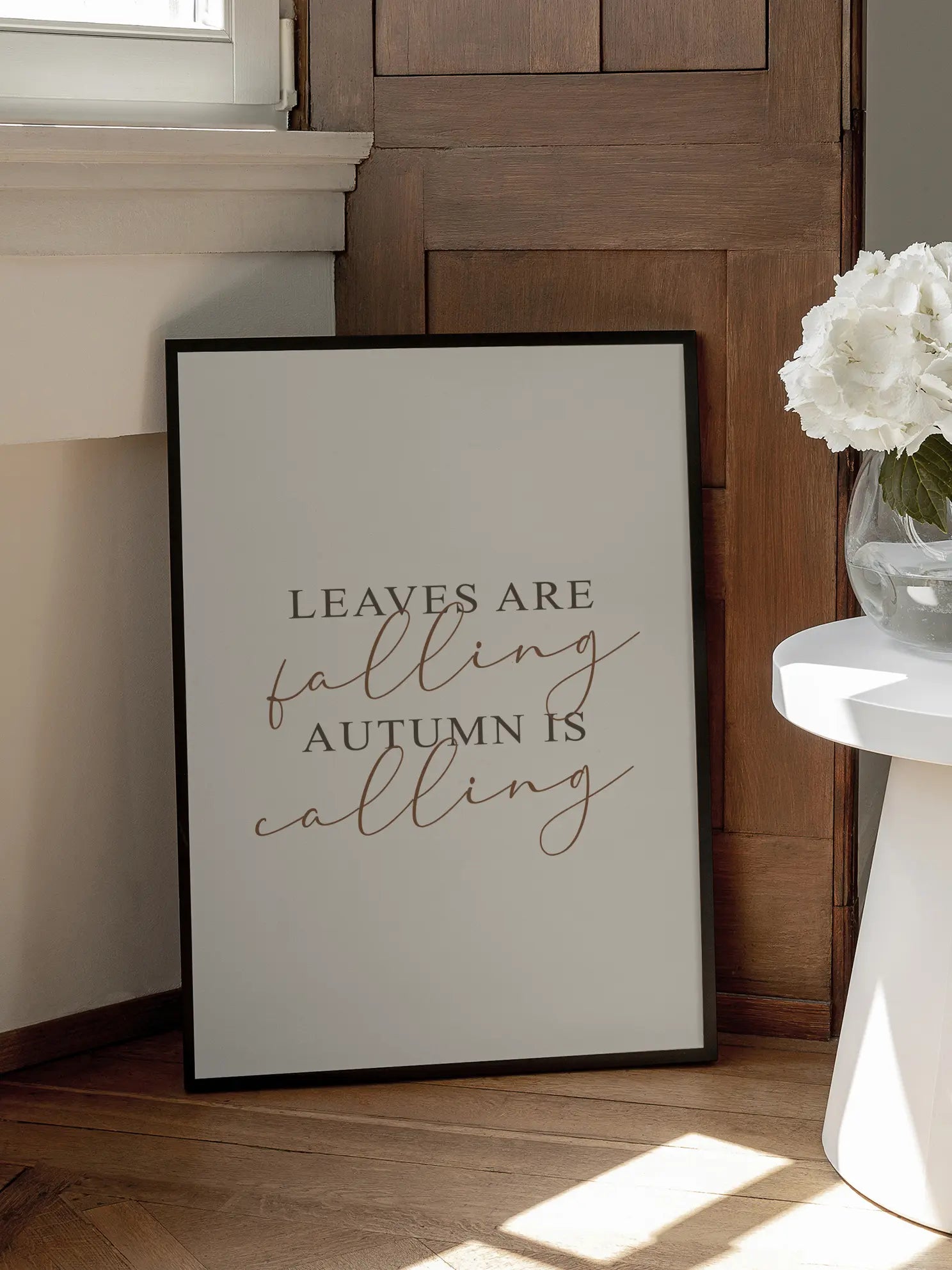 Leaves Are Falling Poster
