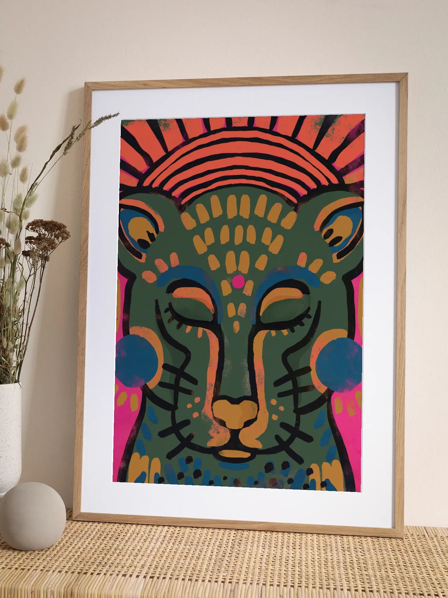 Leopard Face Poster