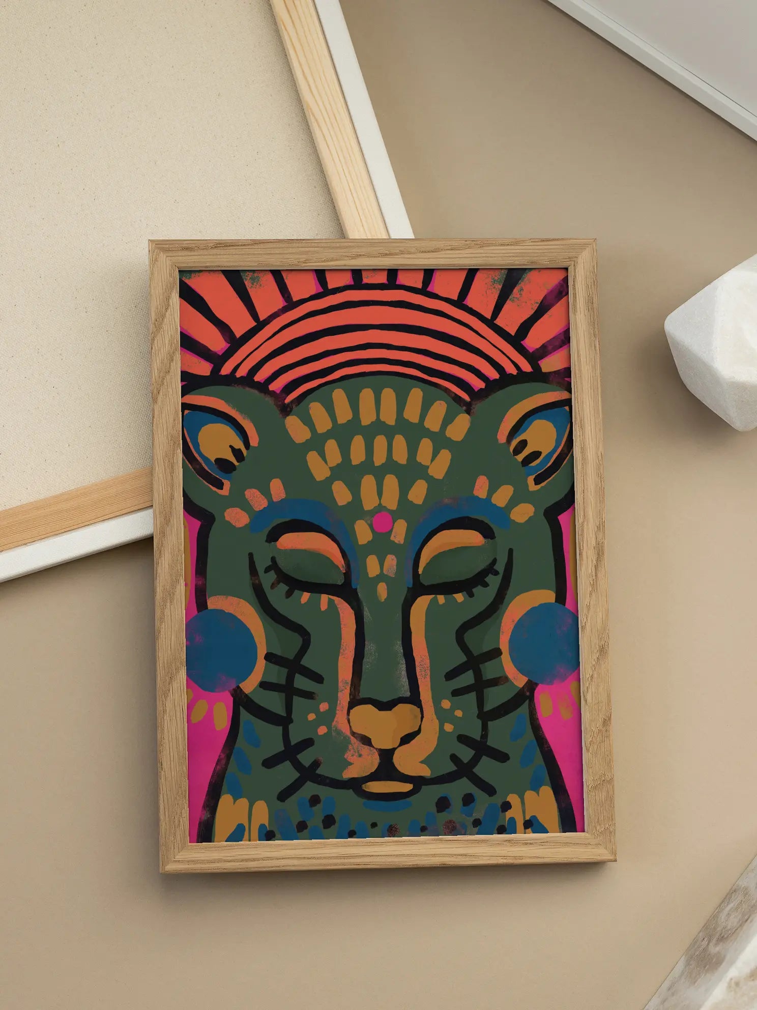 Leopard Face Poster