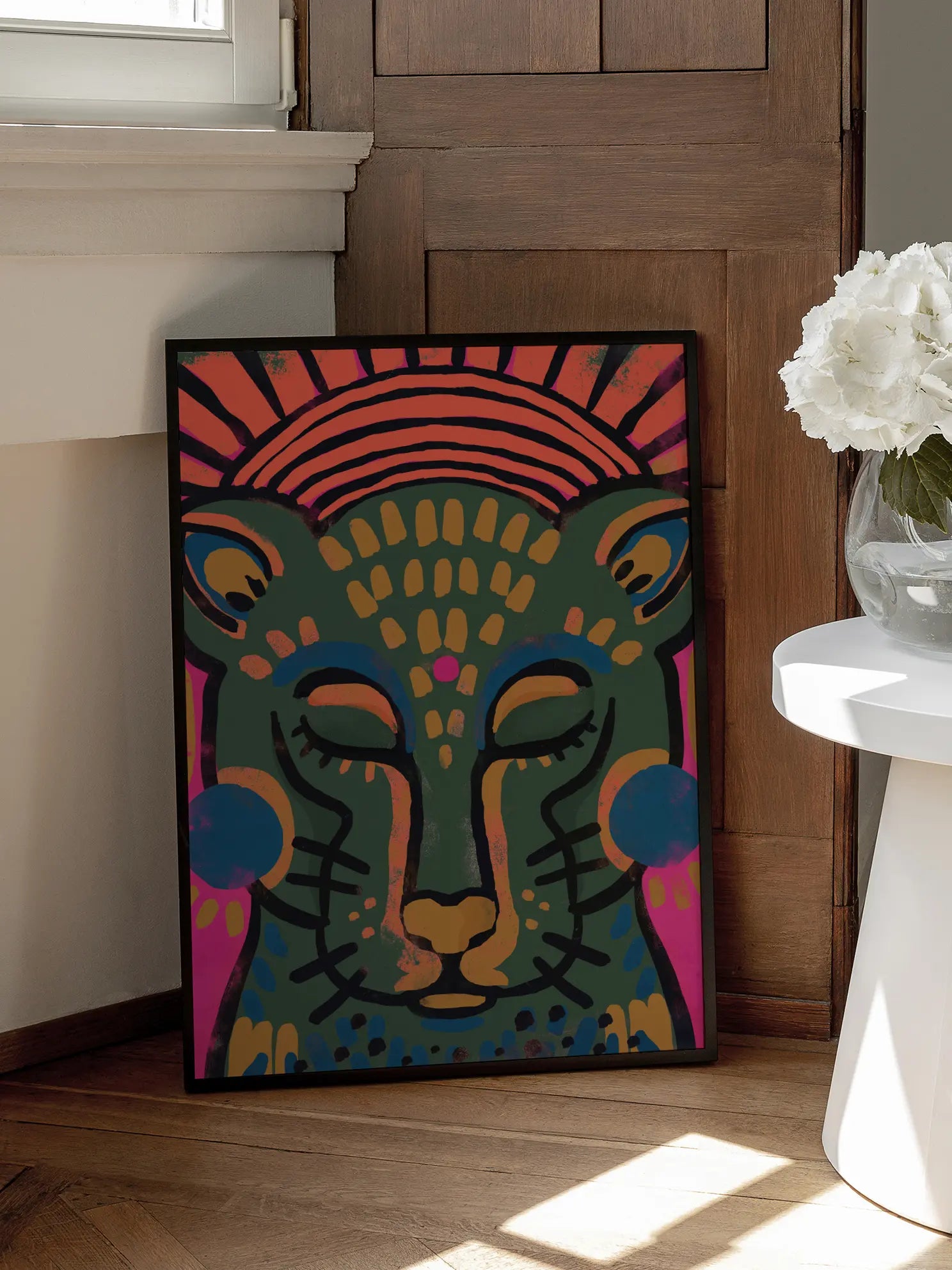 Leopard Face Poster