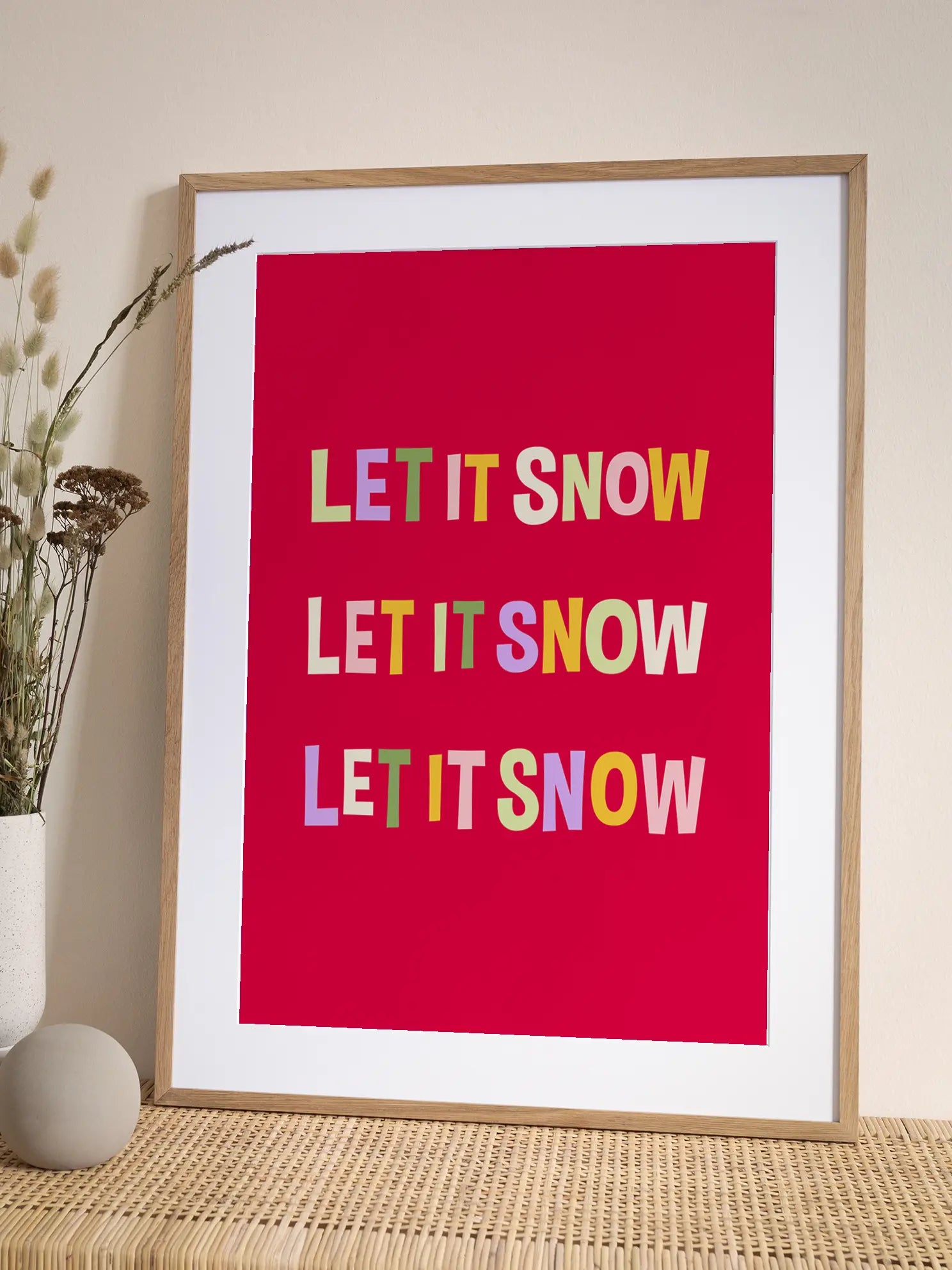Let it Snow Poster