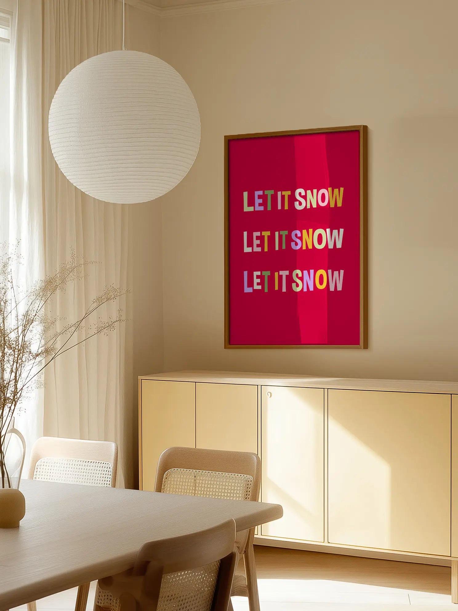 Let it Snow Poster